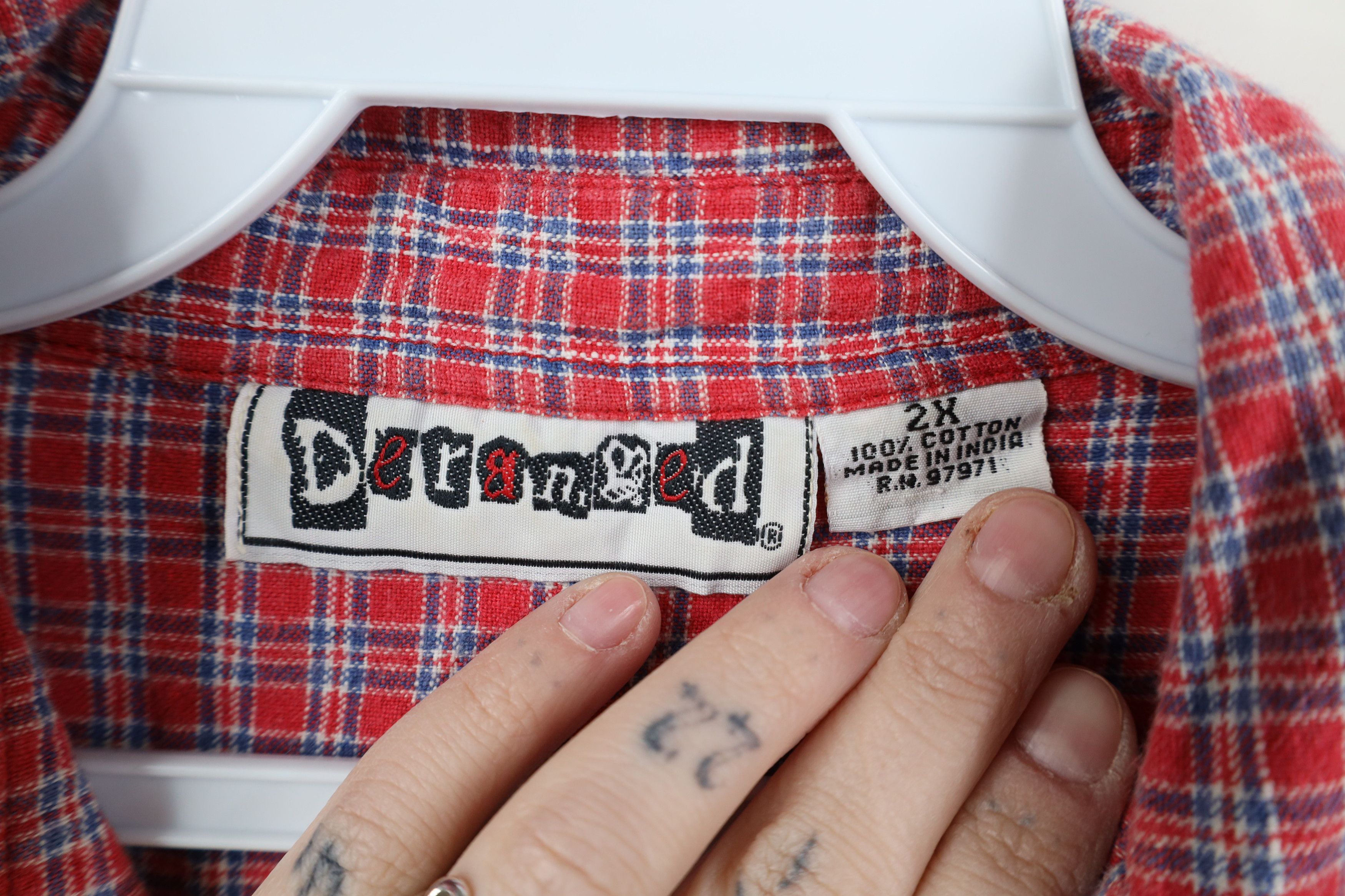 Vintage Vintage 90s Streetwear Short Sleeve Collared Button Shirt Size XXL / US 16-18 / IT 52-54 - 8 Thumbnail