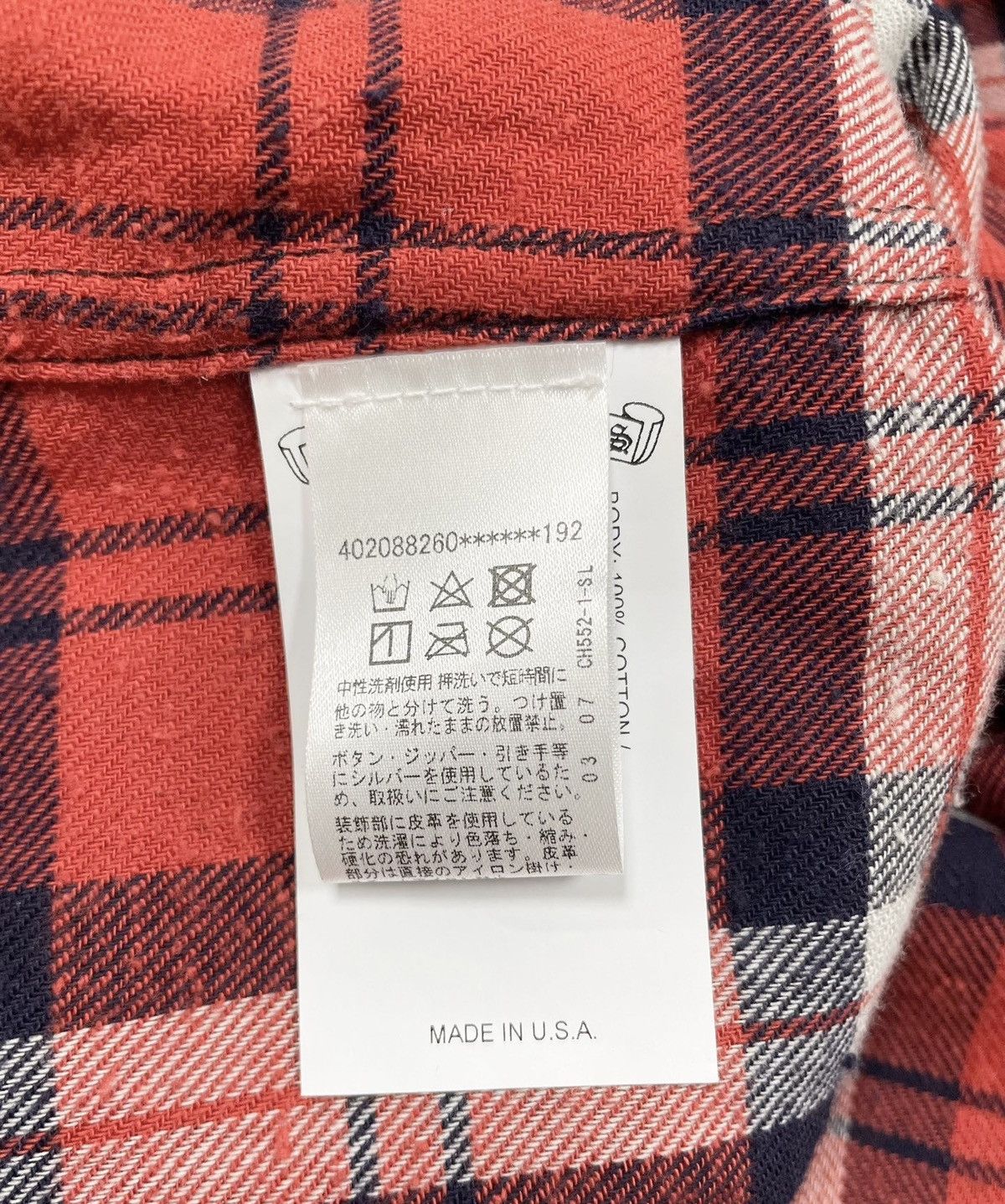 Chrome Hearts Chrome Hearts M Loose Ends Cross Patches Button Up Red Shirt Size US M / EU 48-50 / 2 - 6 Thumbnail