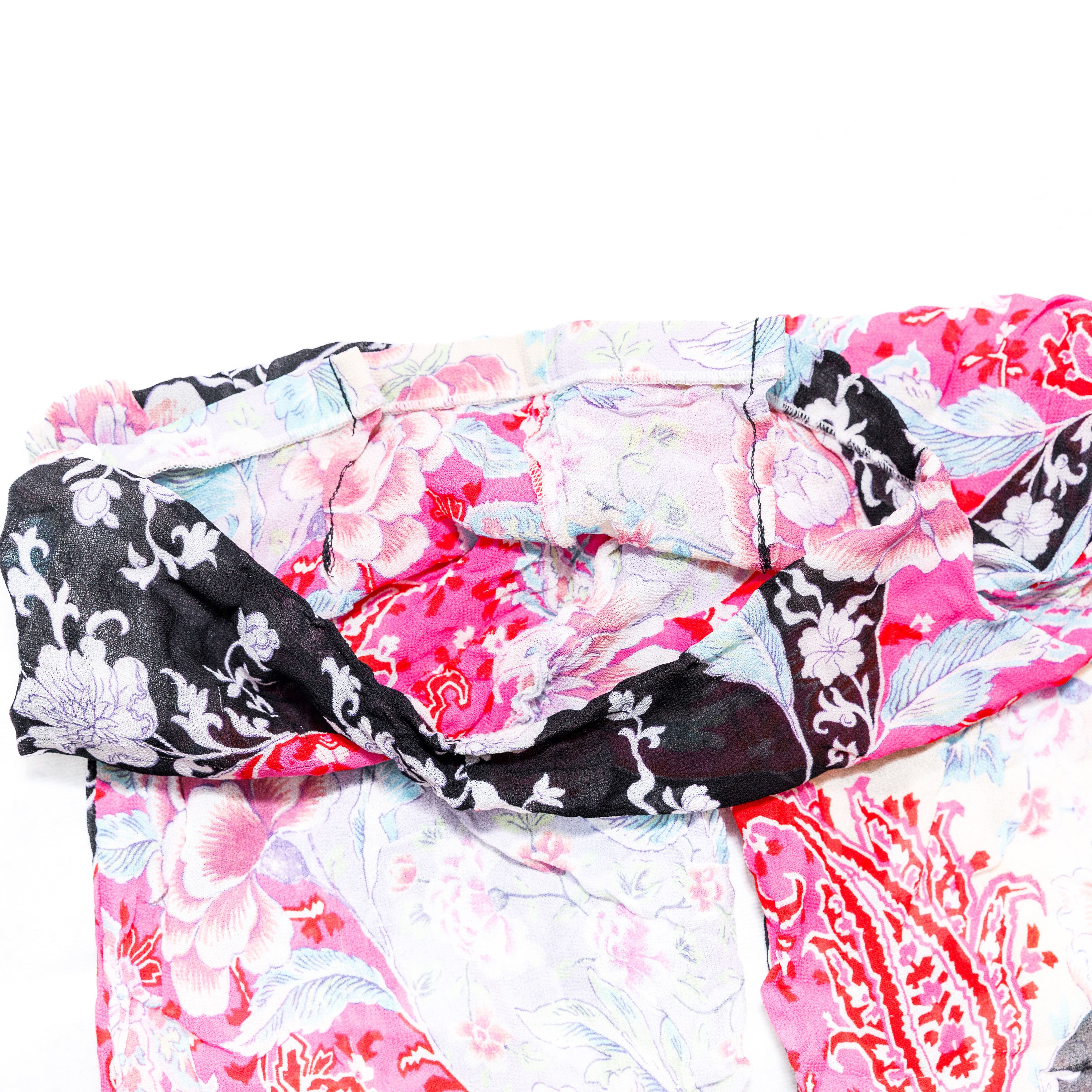 Other Andres Sarda Pink Black Beach Pants Floral Size S Size 24" / US 00 / IT 34 - 7 Thumbnail