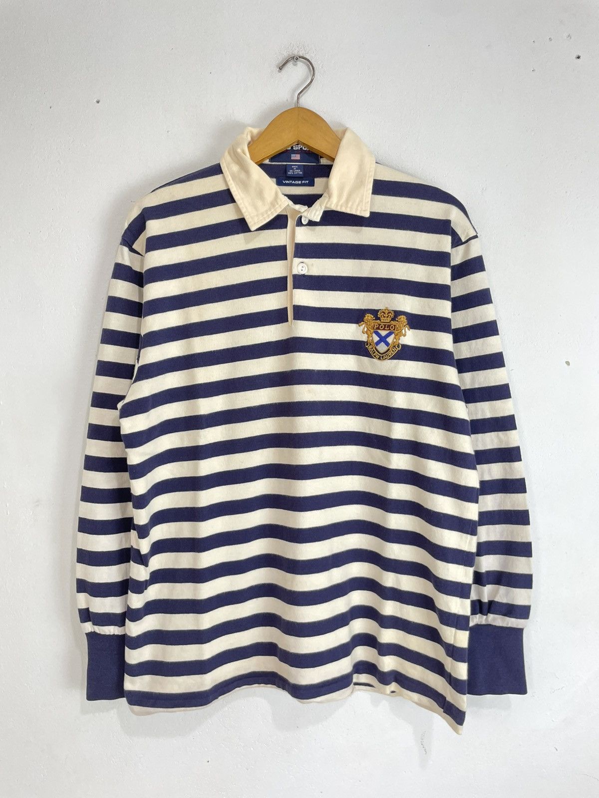 Vintage Vintage Polo sport logo rugby shirt longsleeve Size US L / EU 52-54 / 3 - 1 Thumbnail