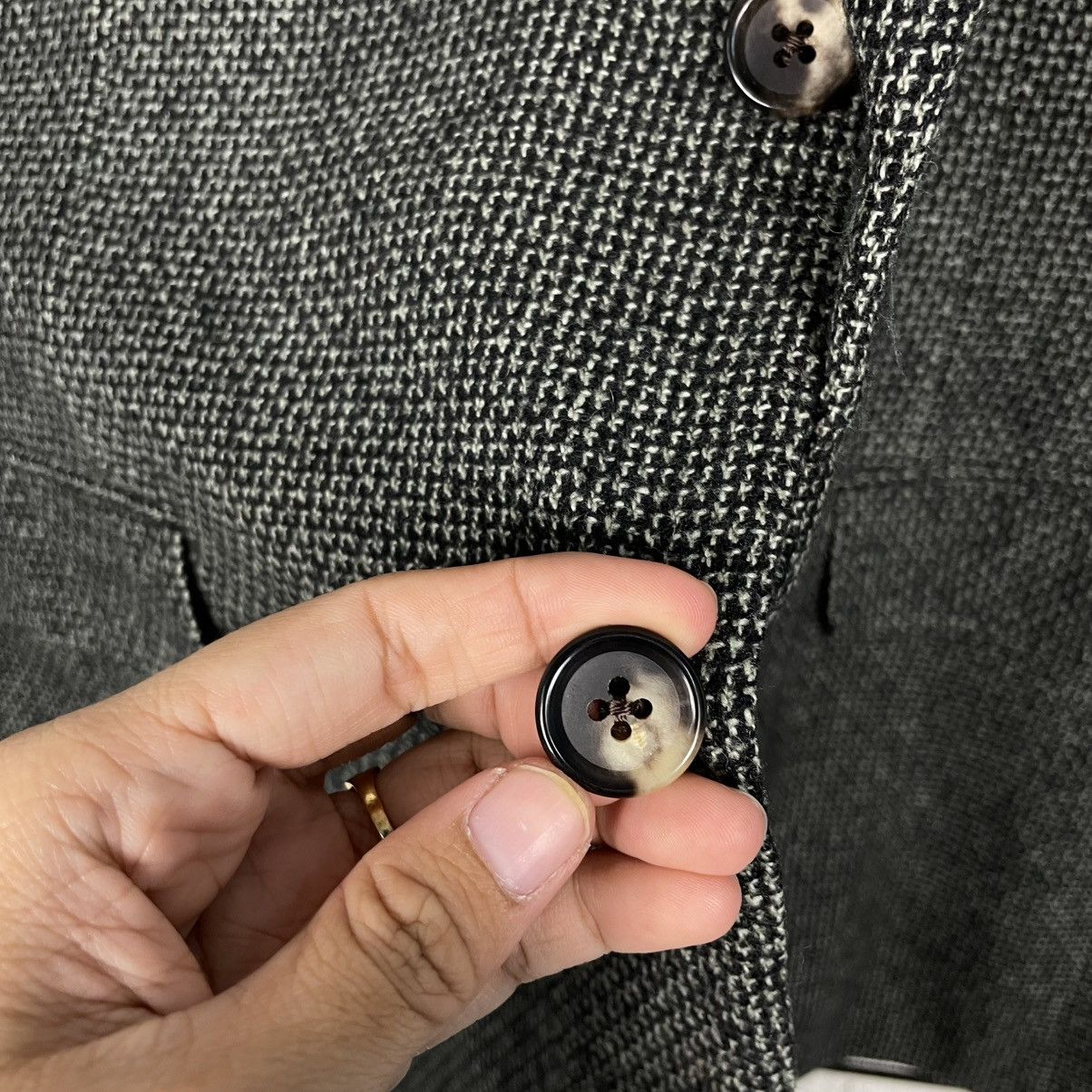 Aquascutum Aquascutum London Houndstooth Wool Blazer Size US M / EU 48-50 / 2 - 14 Thumbnail