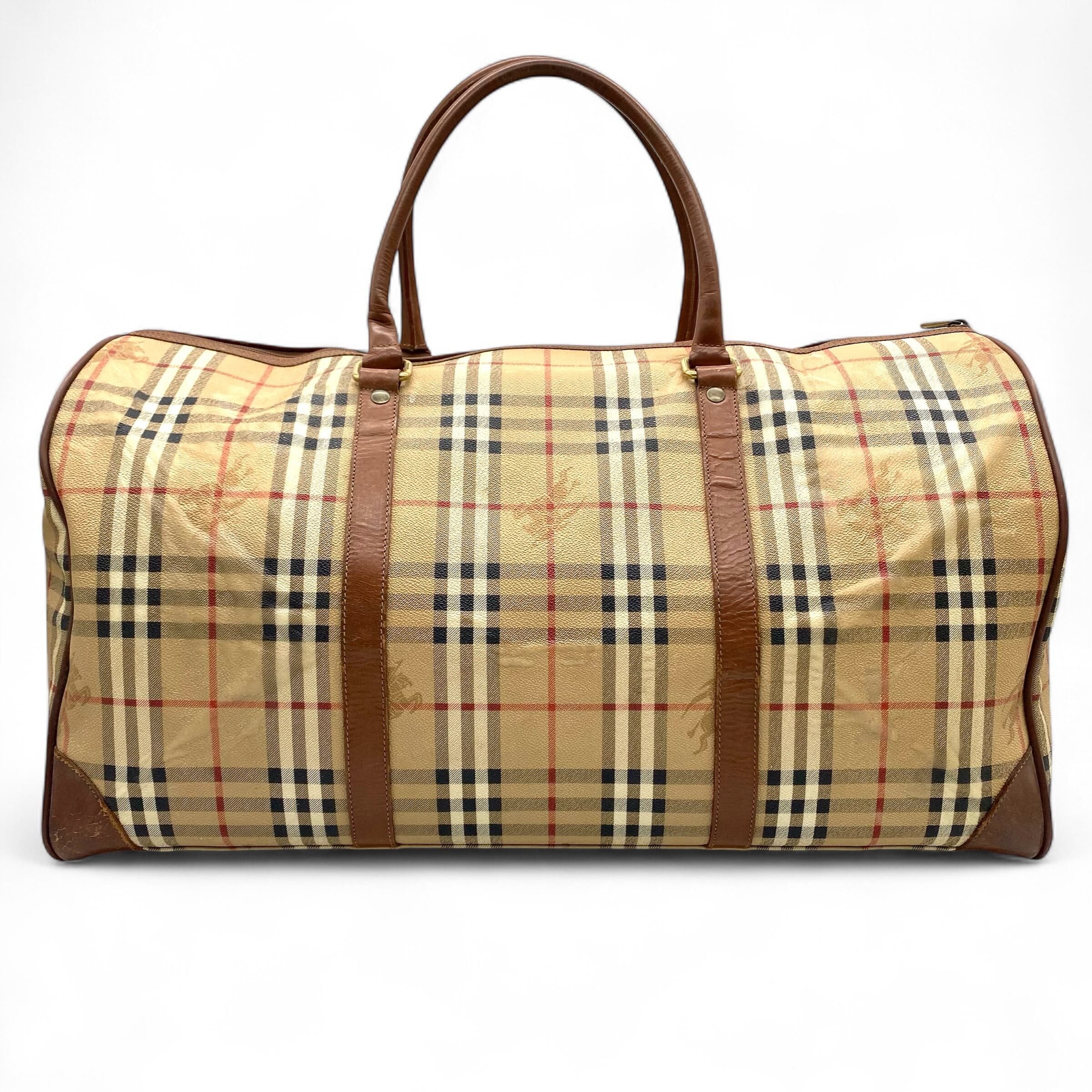 Burberry Vintage Burberrys Boston Bag Nova Check Size ONE SIZE - 2 Thumbnail