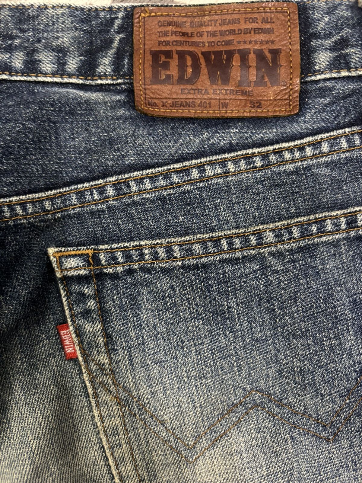 Edwin Vintage Edwin Mud Wash Flare Bootcut Distressed Jeans Size US 32 / EU 48 - 12 Thumbnail