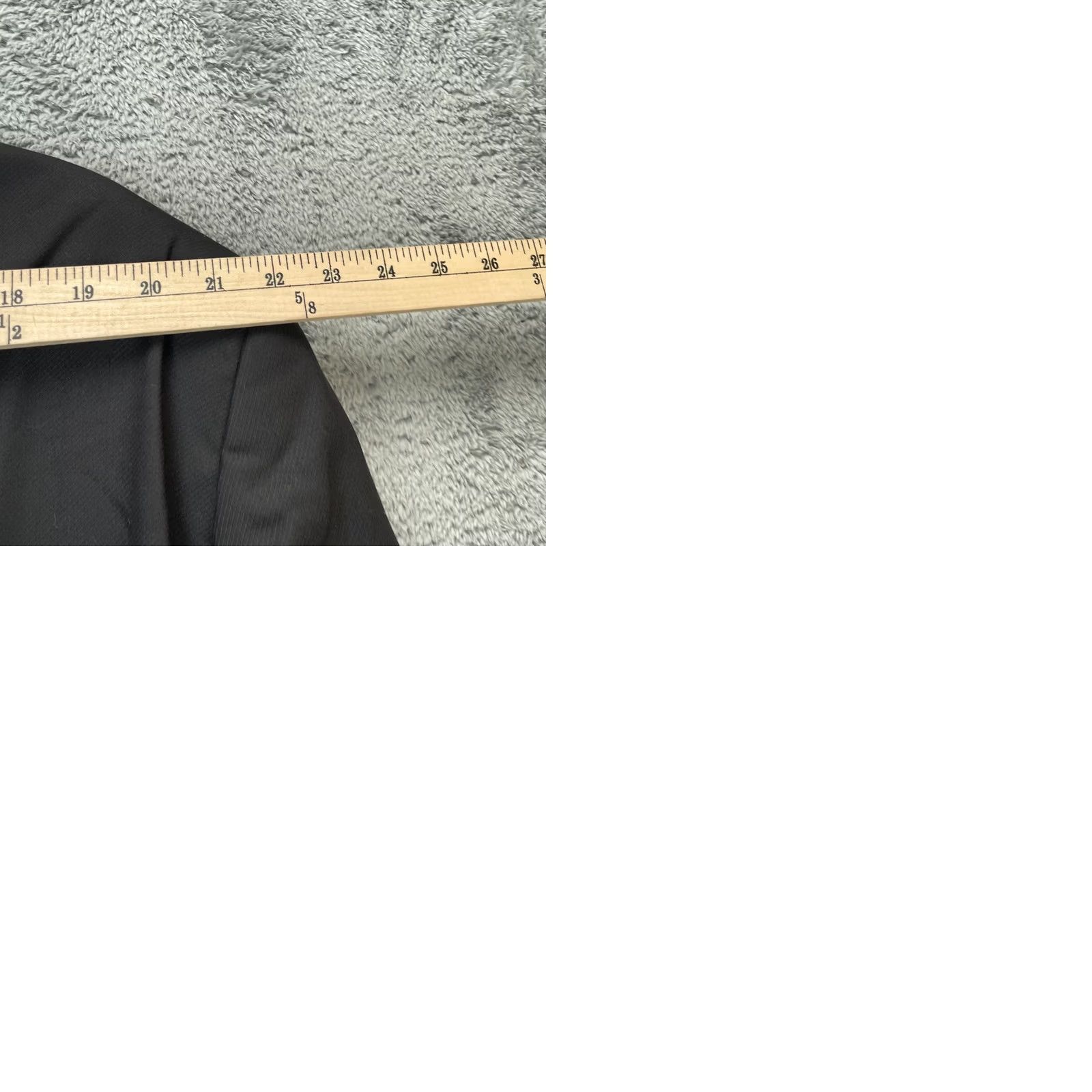 Ralph Lauren VINTAGE Lauren Ralph Lauren Blazer Jacket Mens 52R Black Single Breasted Lined Coat Size 52R - 9 Thumbnail