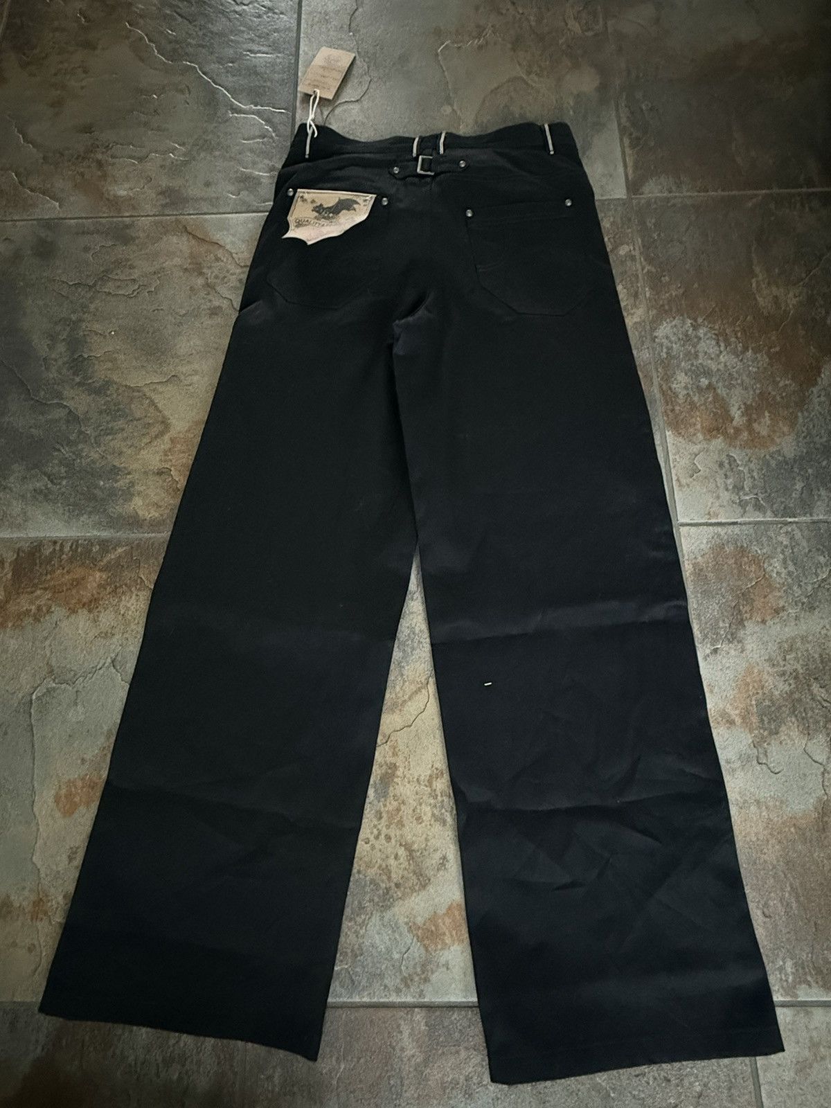 Other Ditch Japanese Selvedge Slub Denim (Jet Black) Size US 32 / EU 48 - 3 Thumbnail