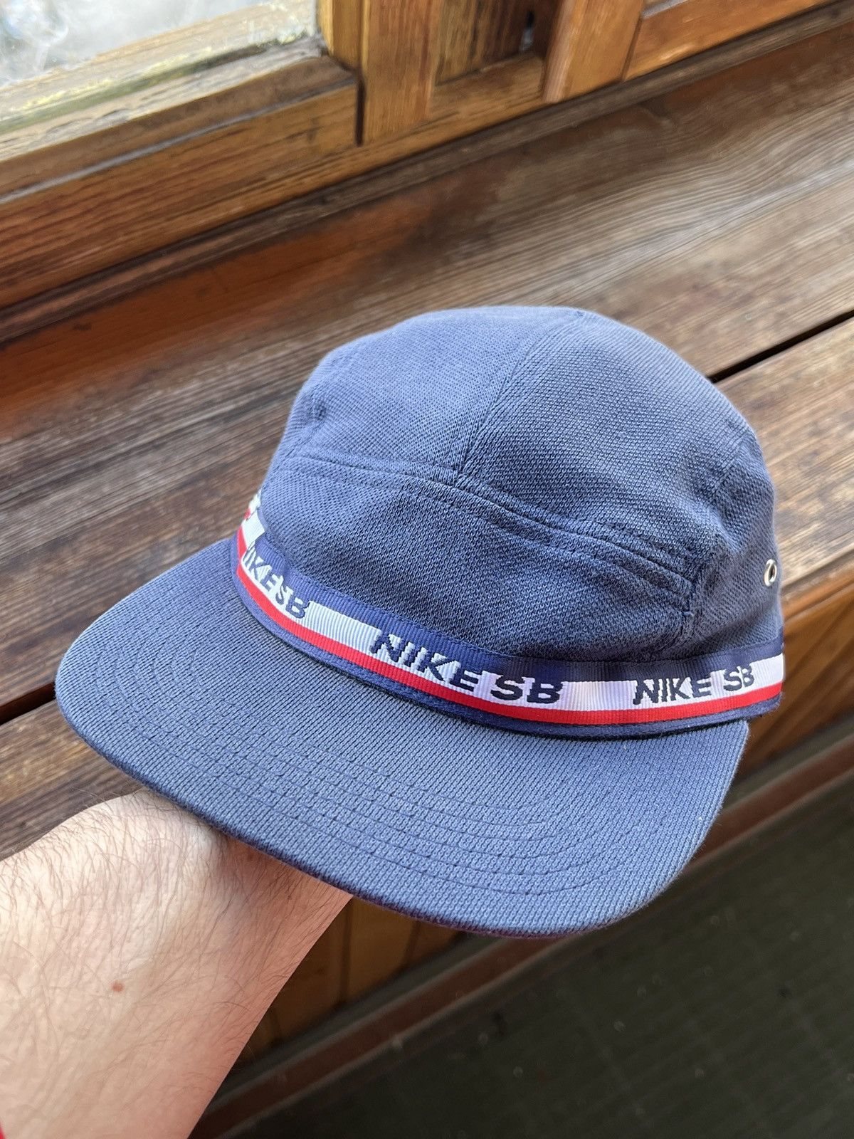 Nike SB Vintage Five panel Hat Nike distressed Y2K Cap Size ONE SIZE - 1 Thumbnail
