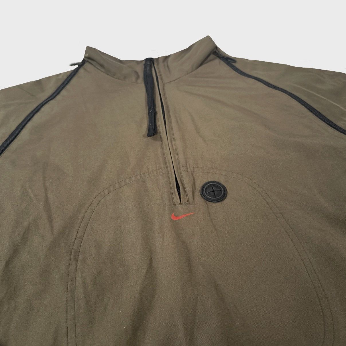 Nike × Vintage 2000's Nike Morse code (Advanced Research) 2in1 MP3 Jacket Size US M / EU 48-50 / 2 - 3 Thumbnail
