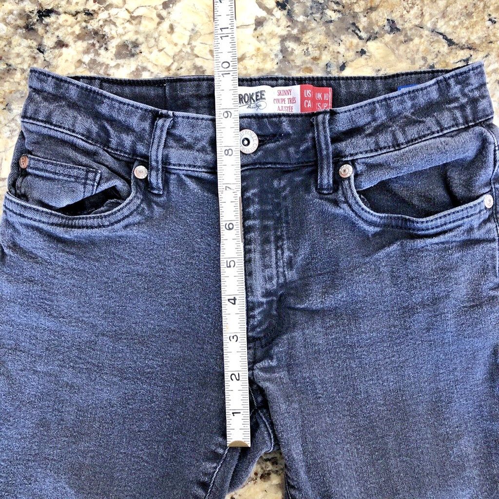 Cherokee Size 6 X 27.5 Cherokee Womens Jeans Skinny Stretchy Black Size 26" / US 2 / IT 38 - 7 Thumbnail