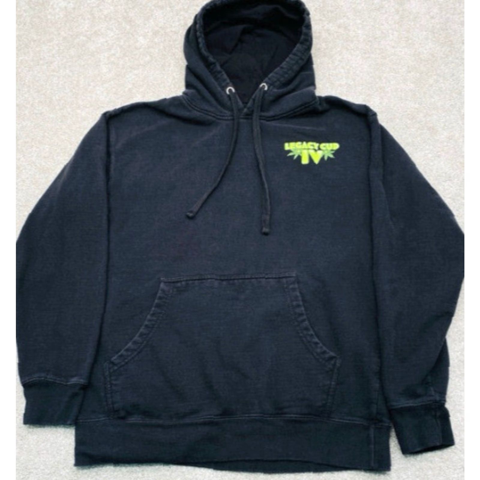 Vintage Legacy Cup IV Hoodie Men's M Black Funny Indie pendants? Size US M / EU 48-50 / 2 - 2 Thumbnail