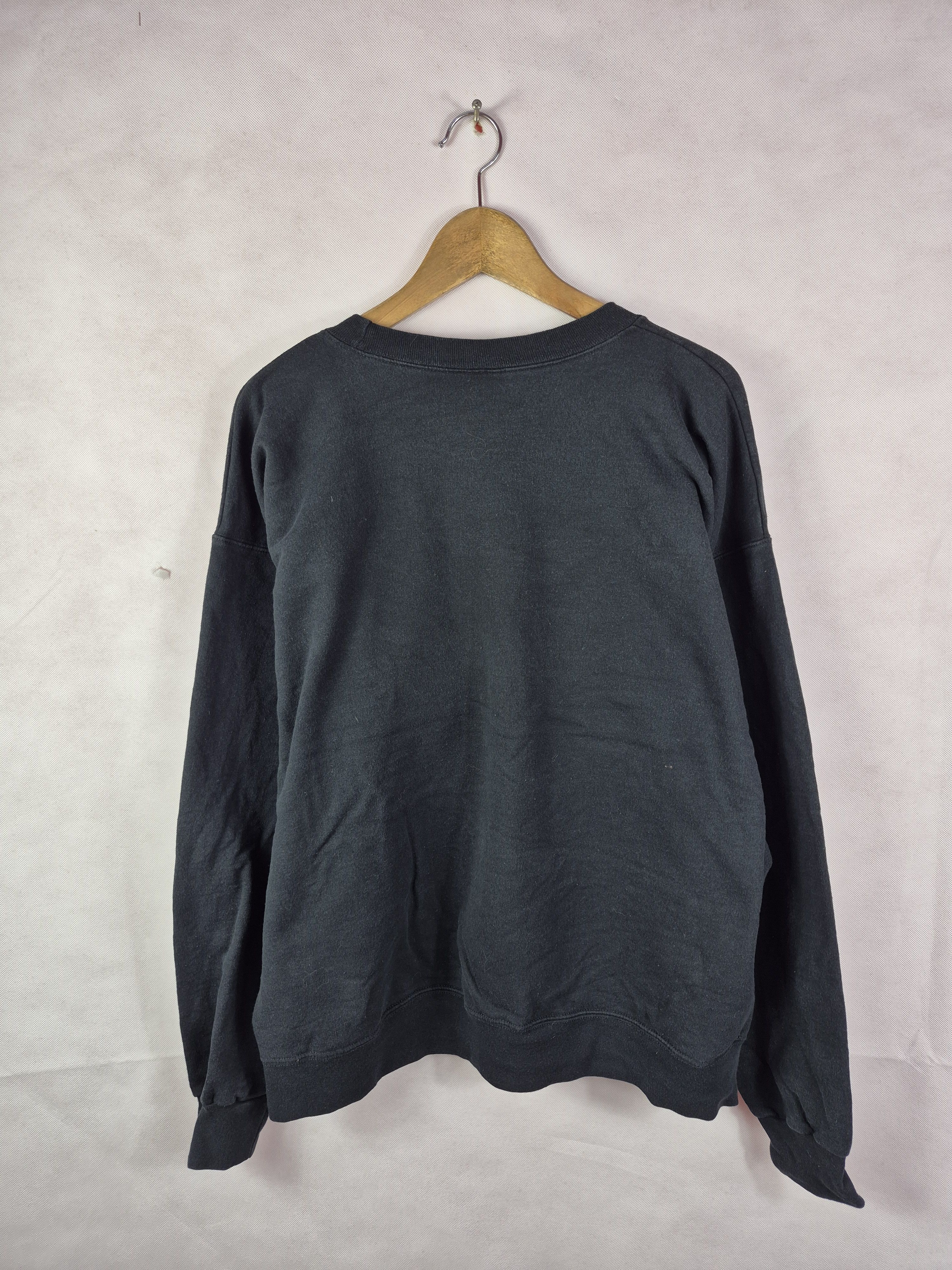 Hanes 🔥 Hanes Ultimate Cotton Plain Black Sweatshirt Size US L / EU 52-54 / 3 - 5 Thumbnail