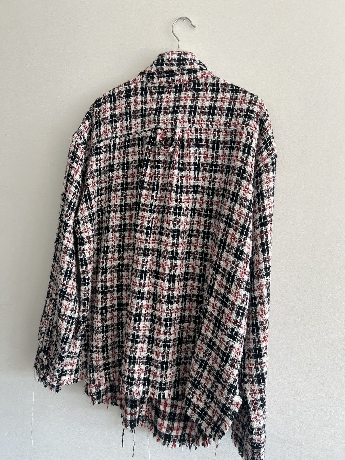 Faith Connexion S Faith Connexion Tweed Overshirt Raw Hem Oversized Shirt Size US S / EU 44-46 / 1 - 4 Thumbnail