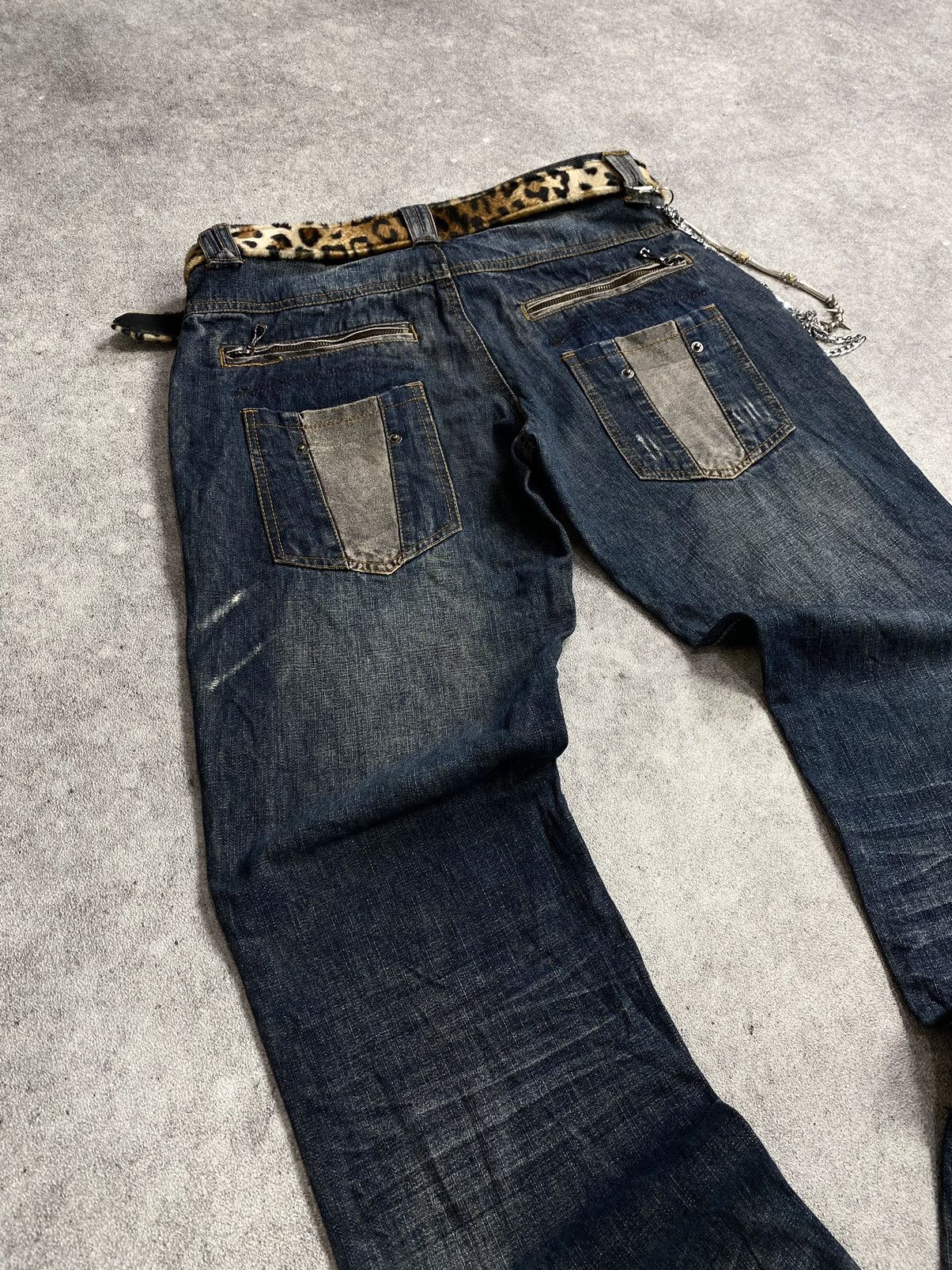 If Six Was Nine × Japanese Brand × Le Grande Bleu (L.G.B.) In The Attic Invisible Pocket Strom Washed pant Size US 33 - 4 Thumbnail