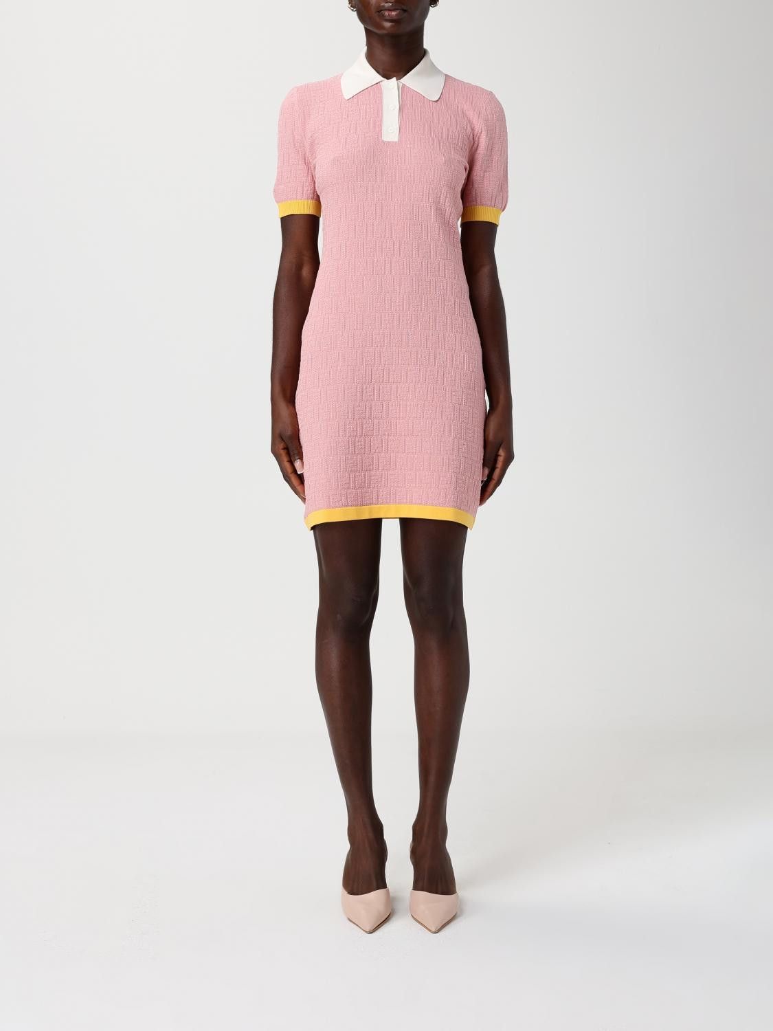 Fendi Fendi Dress Woman Pink Size XS / US 0-2 / IT 36-38 - 1 Thumbnail