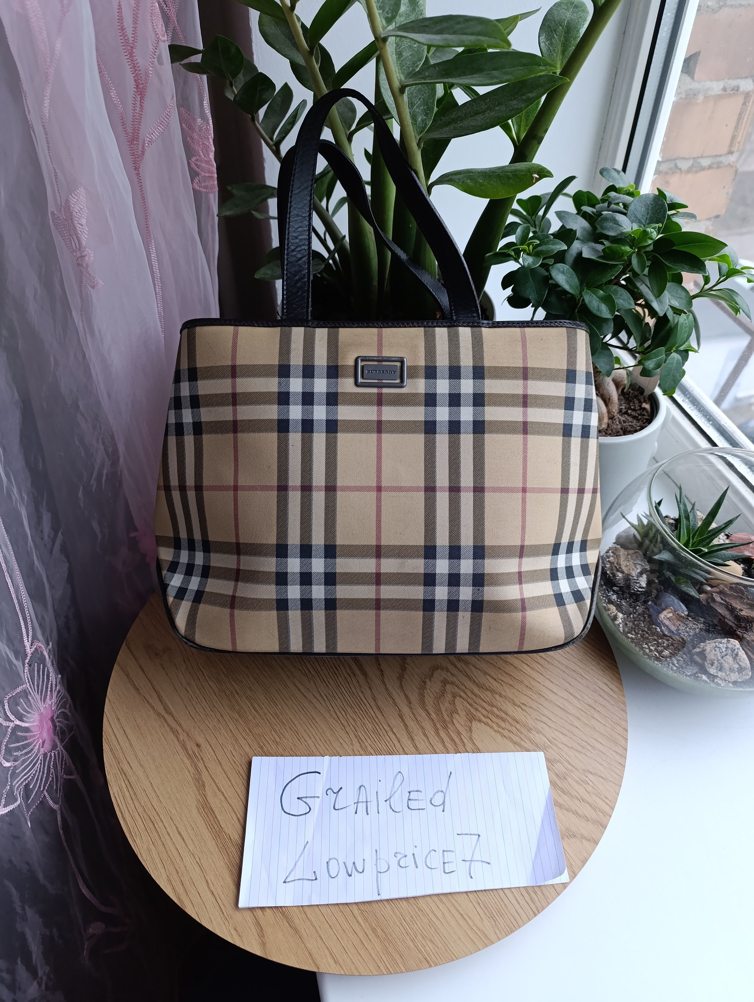 Burberry BURBERRY VINTAGE NOVA CHECK HAND BAG Size ONE SIZE - 6 Thumbnail