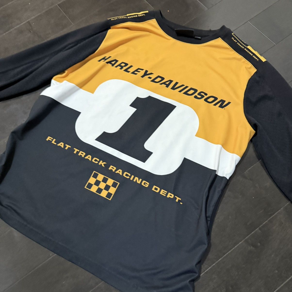 Harley Davidson Harley Davison H-D Tech Racing Jersey Size US L / EU 52-54 / 3 - 2 Thumbnail
