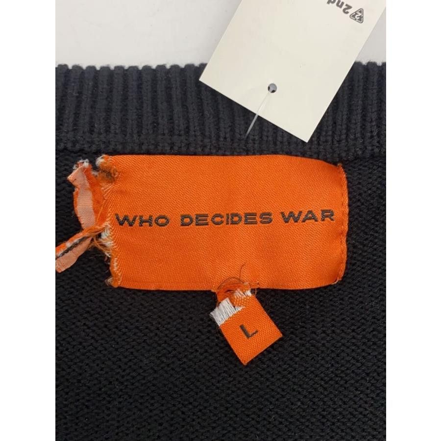 Who Decides War WHO DESIDES WAR Pullover Knit Sweater Black L Size US L / EU 52-54 / 3 - 3 Thumbnail