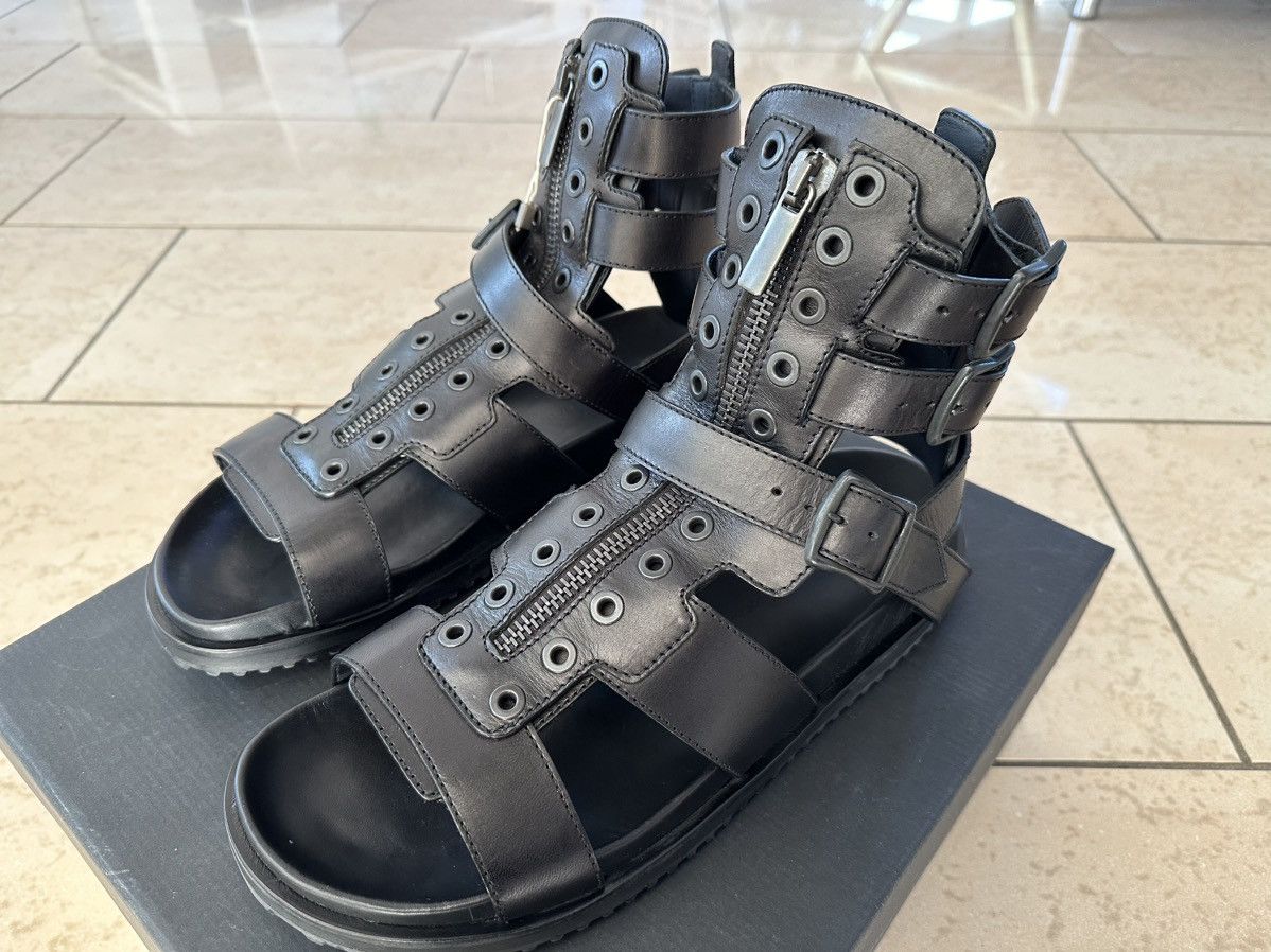 Diesel Black Gold Diesel Black Gold leather gladiator sandals Size US 12 / EU 45 - 1 Thumbnail