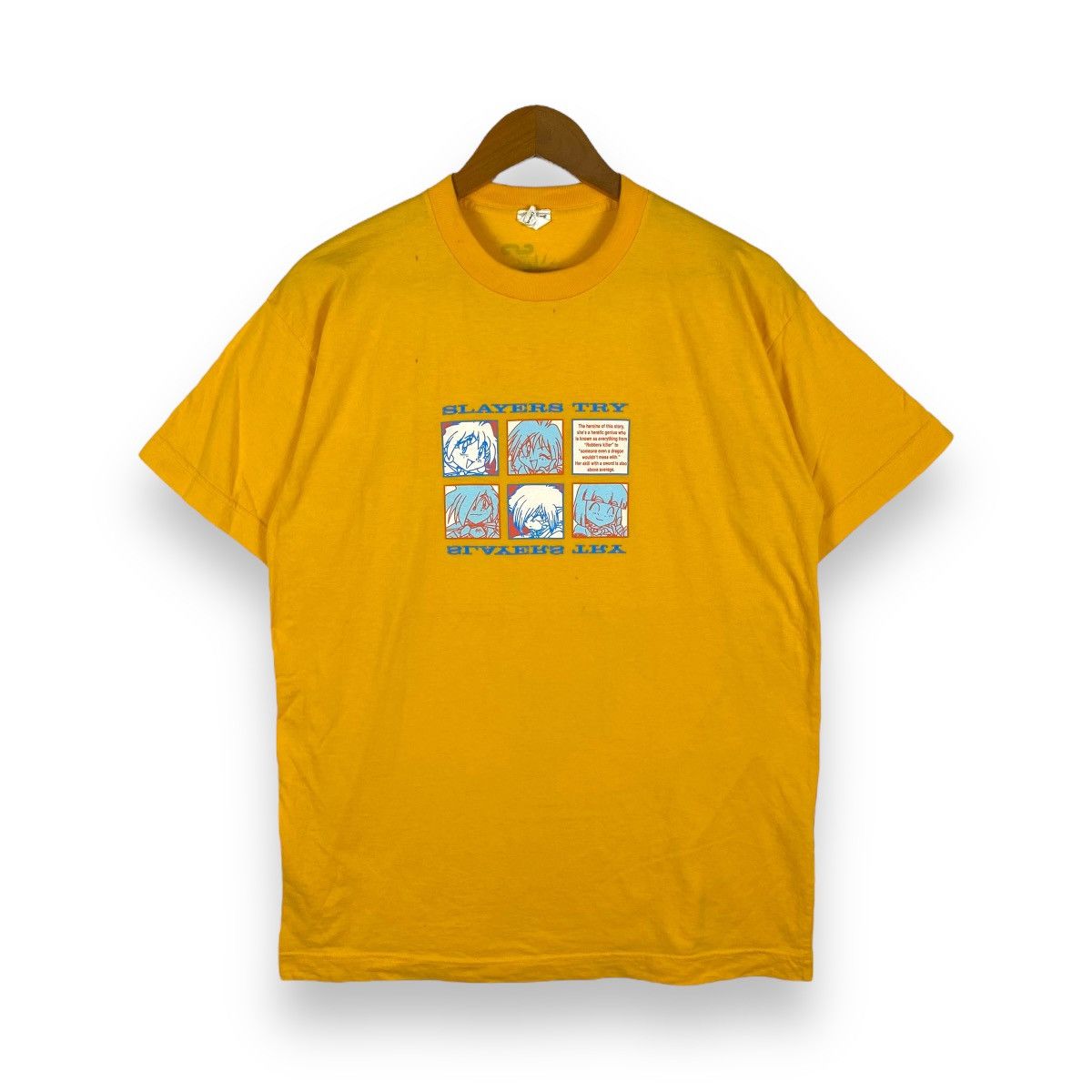 Anime × Vintage Vintage 90's SLAYERS TRY Anime Manga Tee Shirt Free Size Size US M / EU 48-50 / 2 - 1 Thumbnail