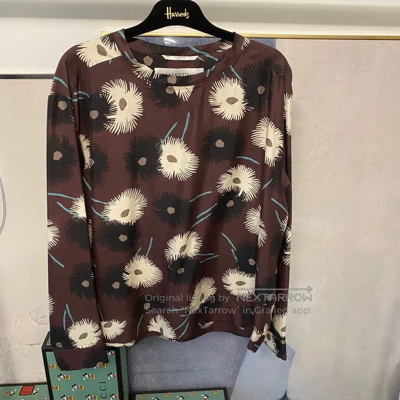 Valentino Valentino Men's dandelion silk sweatshirt Size US S / EU 44-46 / 1 - 1 Thumbnail