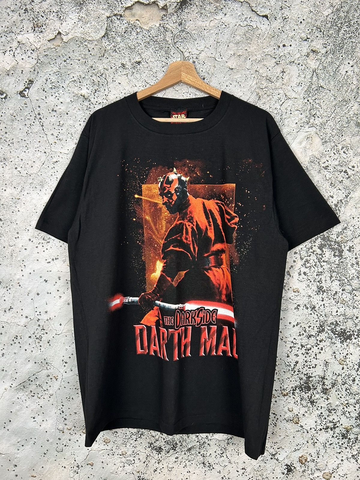 Star Wars Vintage Star Wars Darth Maul 90s Movie Graphic Tee Rare Size US L / EU 52-54 / 3 - 2 Thumbnail