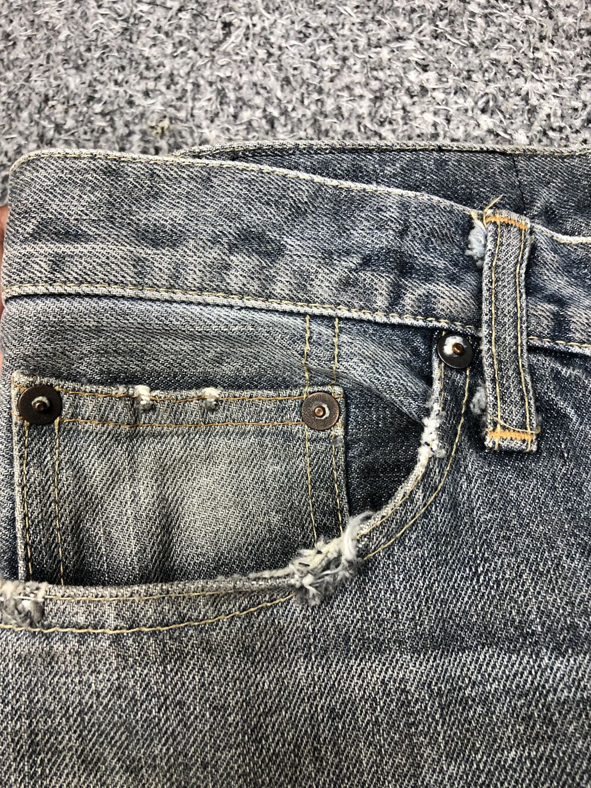 Hysteric Glamour Vintage Le Grande Bleu(L.G.B) Zipper Flare Jeans Size 32" / US 10 / IT 46 - 10 Thumbnail