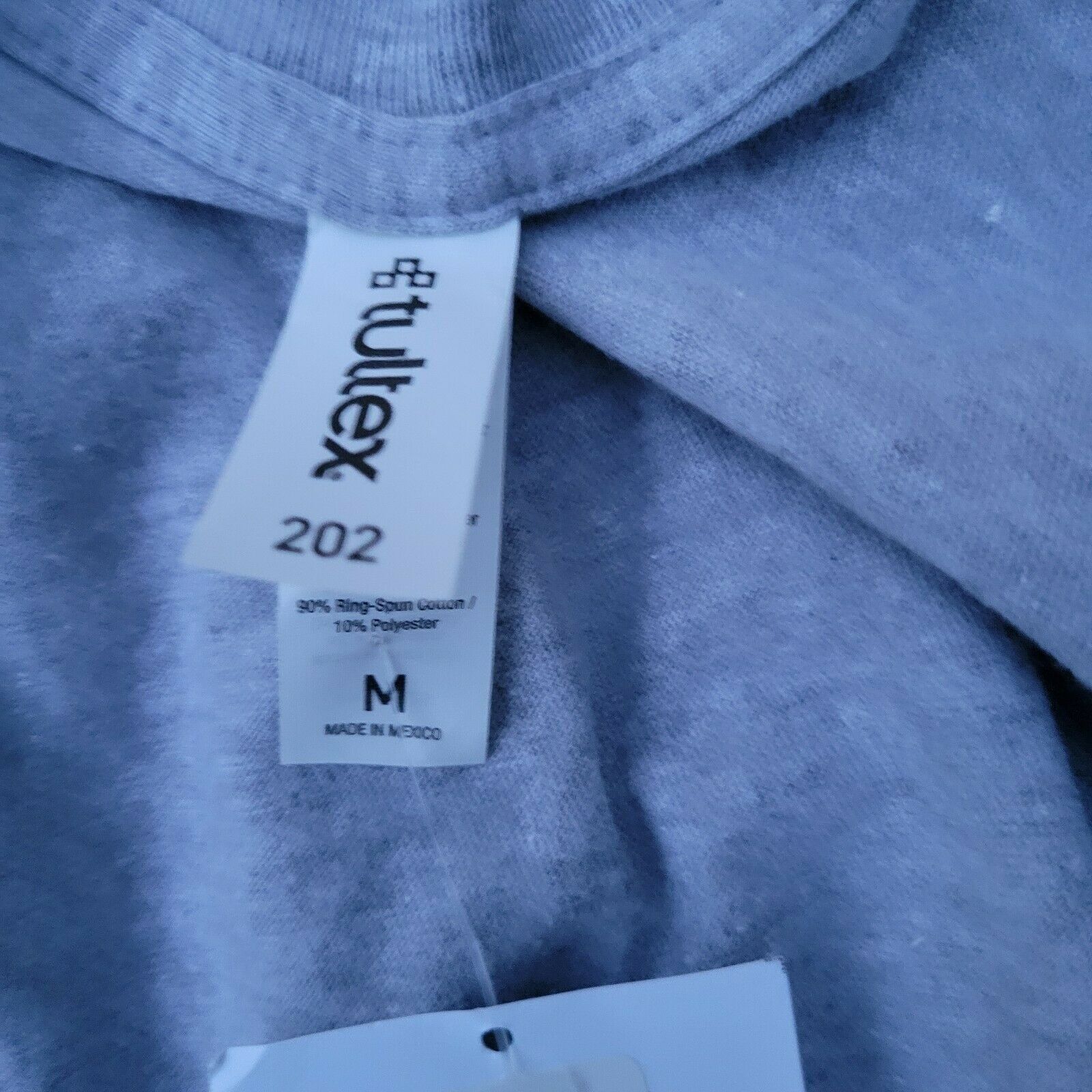 Tultex Men's Tultex Graphic T-shirt. Medium. Gray. Size US M / EU 48-50 / 2 - 4 Thumbnail