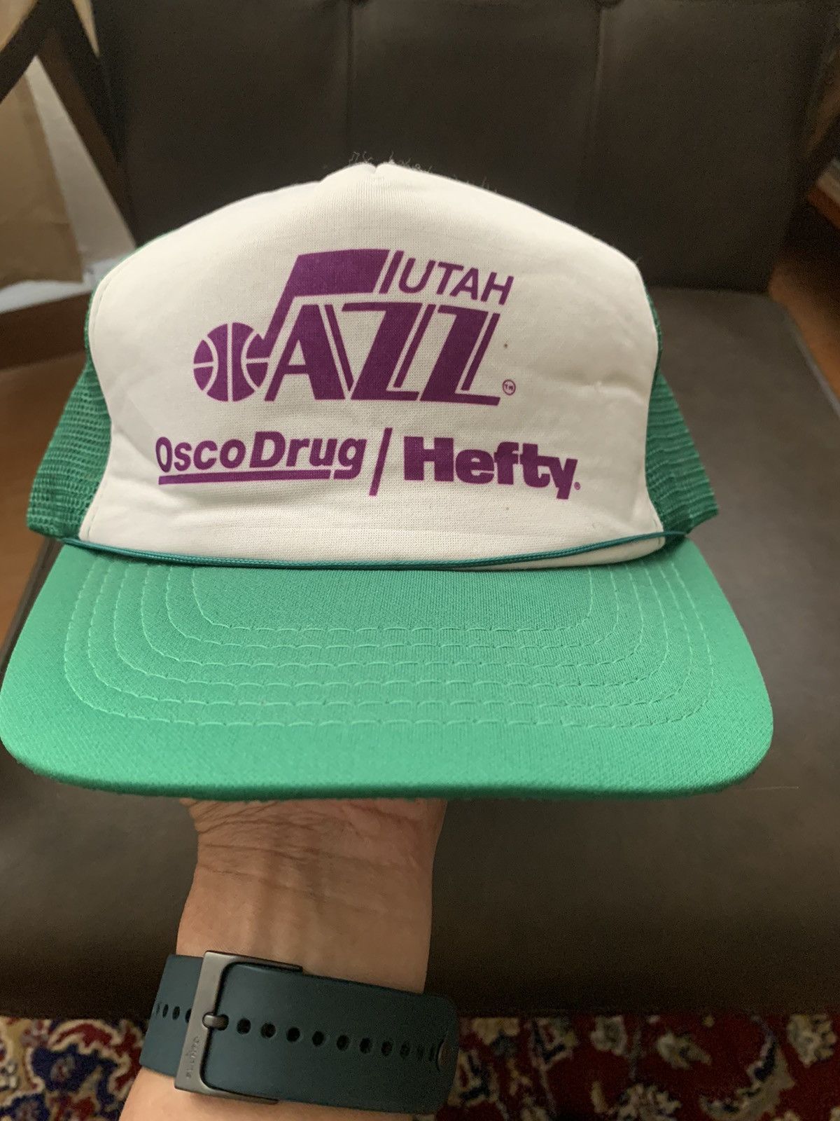 Vintage Vintage 90s NBA Utah Jazz Trucker Size ONE SIZE - 1 Thumbnail