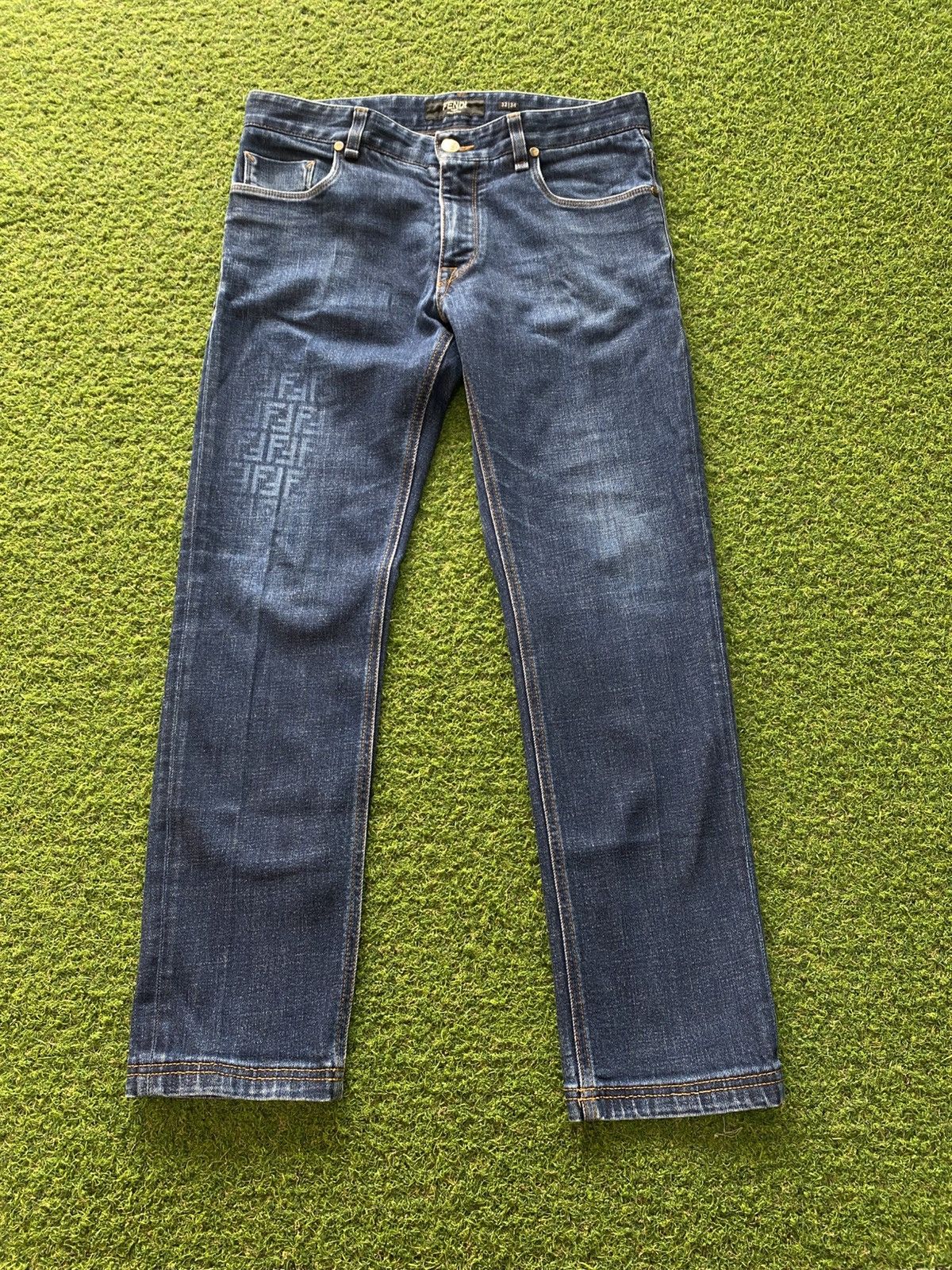 Fendi FENDI ROMA Denim Jeans Size US 32 / EU 48 - 1 Thumbnail