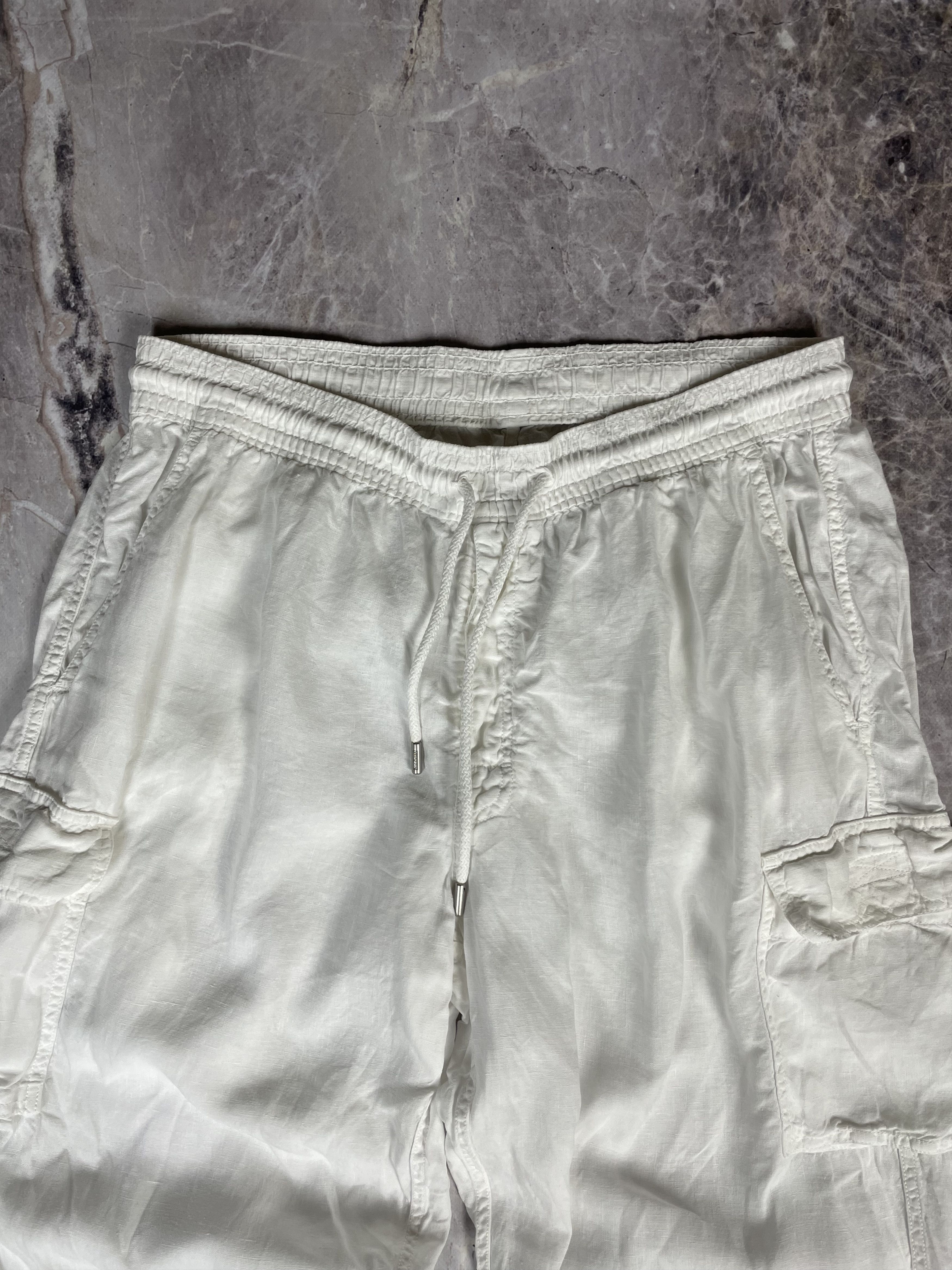 Vilebrequin Vilebrequin Linen relaxed cargo Pants Solid Men Size US 38 / EU 54 - 3 Thumbnail
