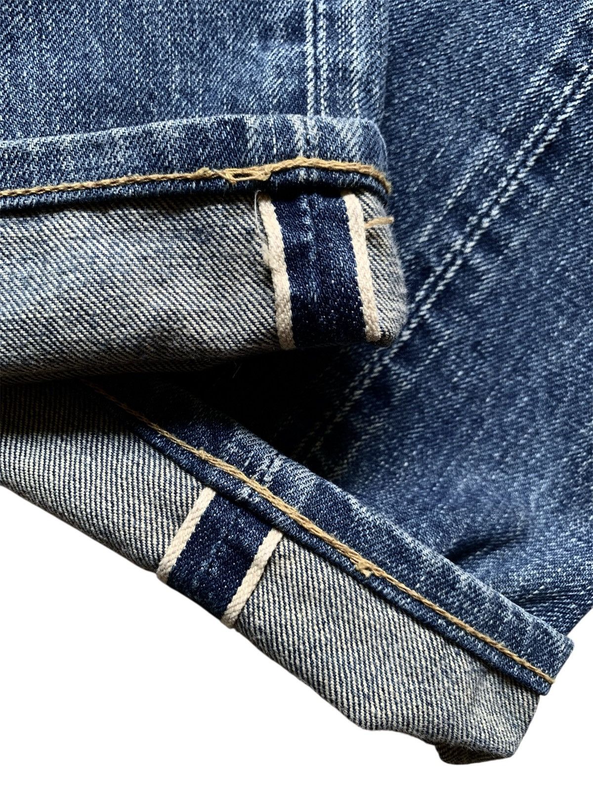 Japanese Brand Denime japan distressed selvedge denim Size US 30 / EU 46 - 7 Thumbnail