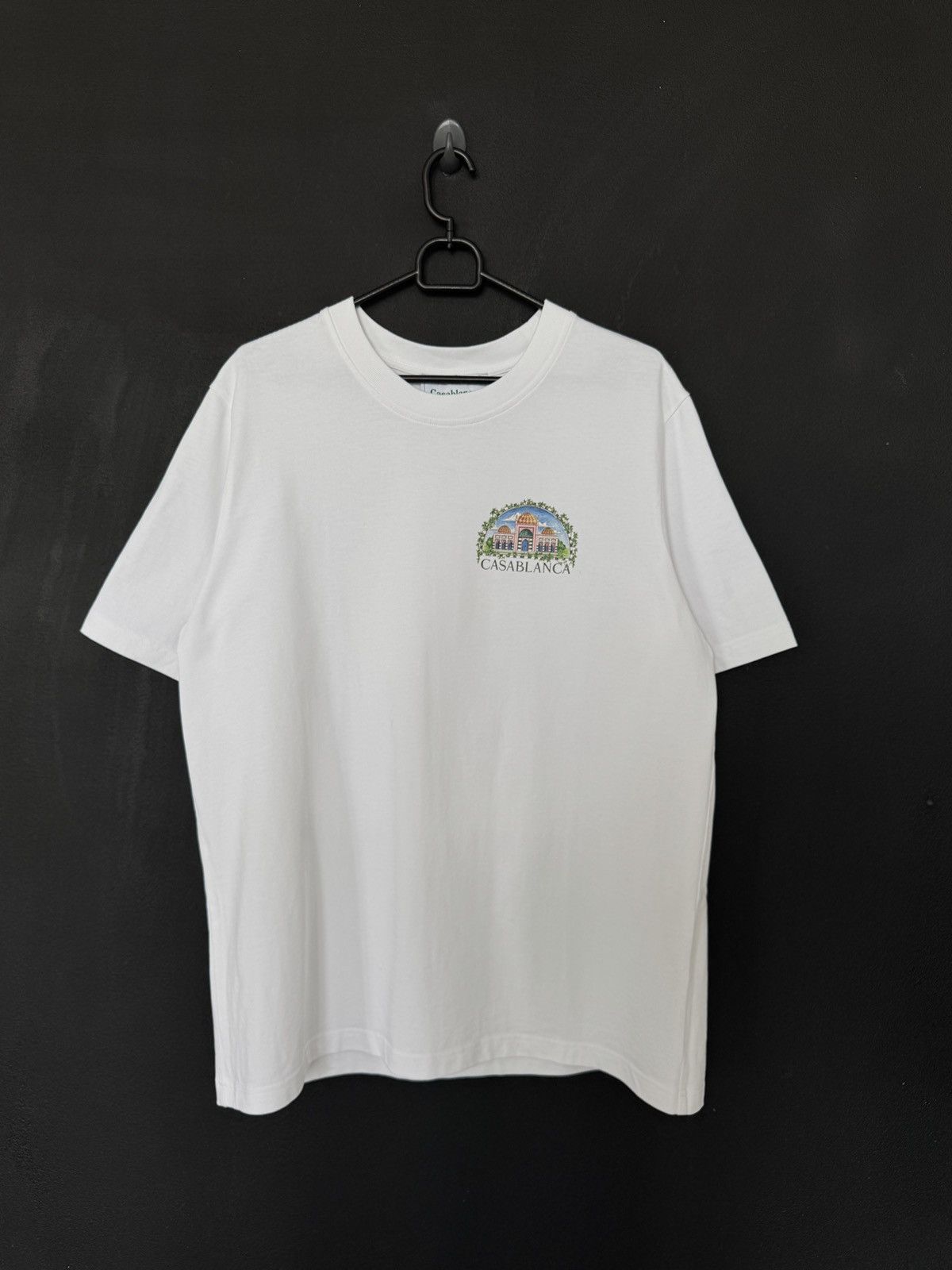 Casablanca Casablanca Vue De Damas T-Shirt White FW23 Size US L / EU 52-54 / 3 - 2 Thumbnail