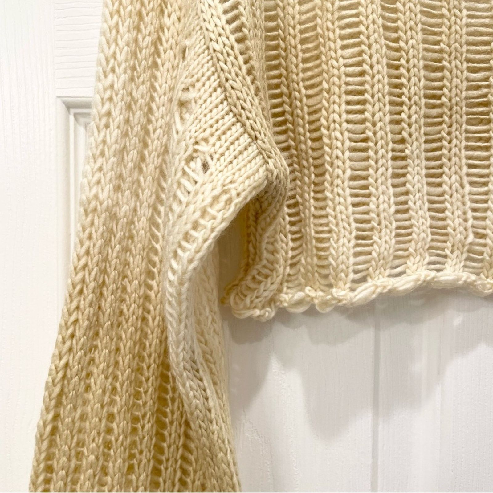 Urban Outfitters Urban Outfitters Ladder-Knit Shrug Sweater M Size M / US 6-8 / IT 42-44 - 5 Thumbnail