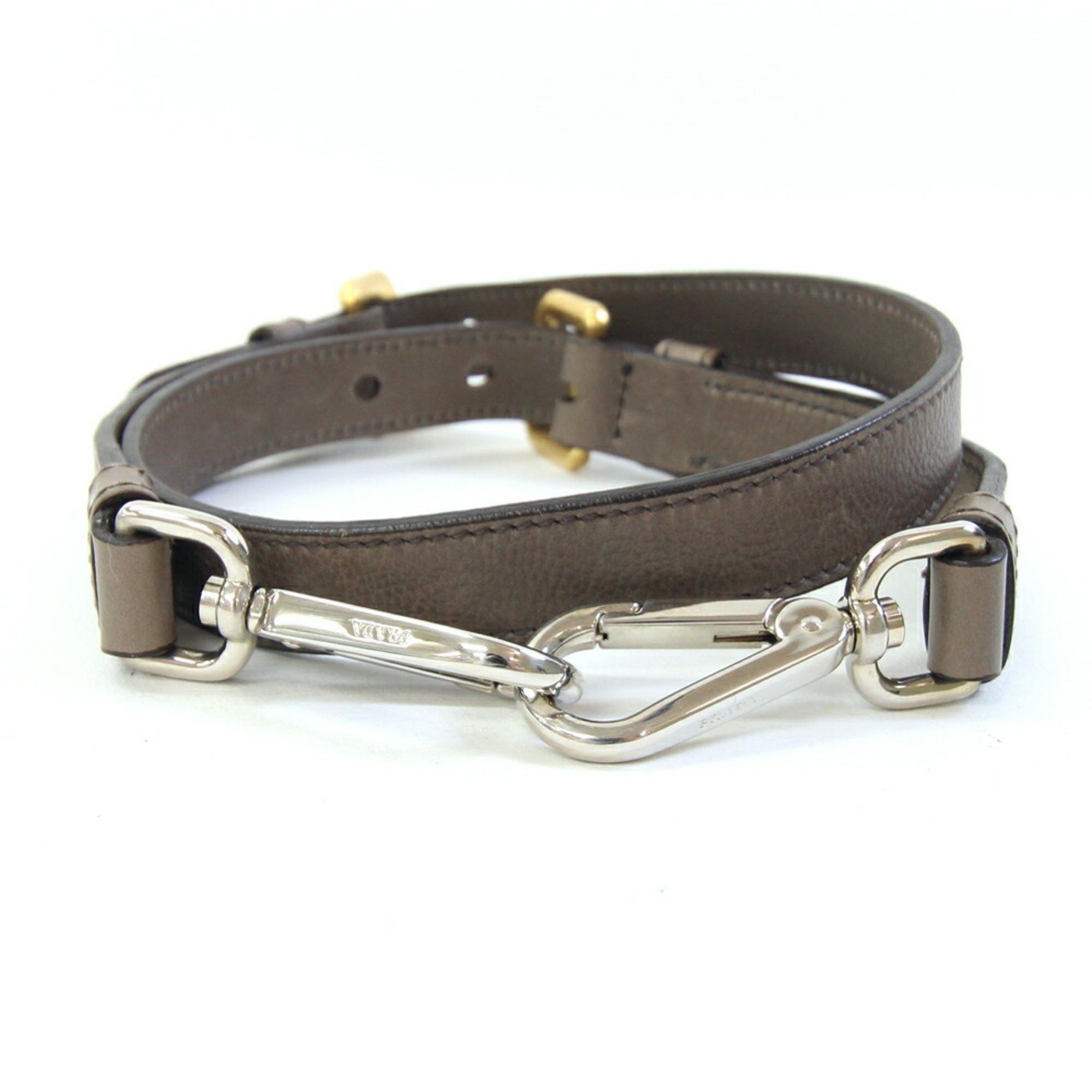 Prada PRADA Brown Leather Shoulder Strap Replacement for Women Size ONE SIZE - 1 Thumbnail
