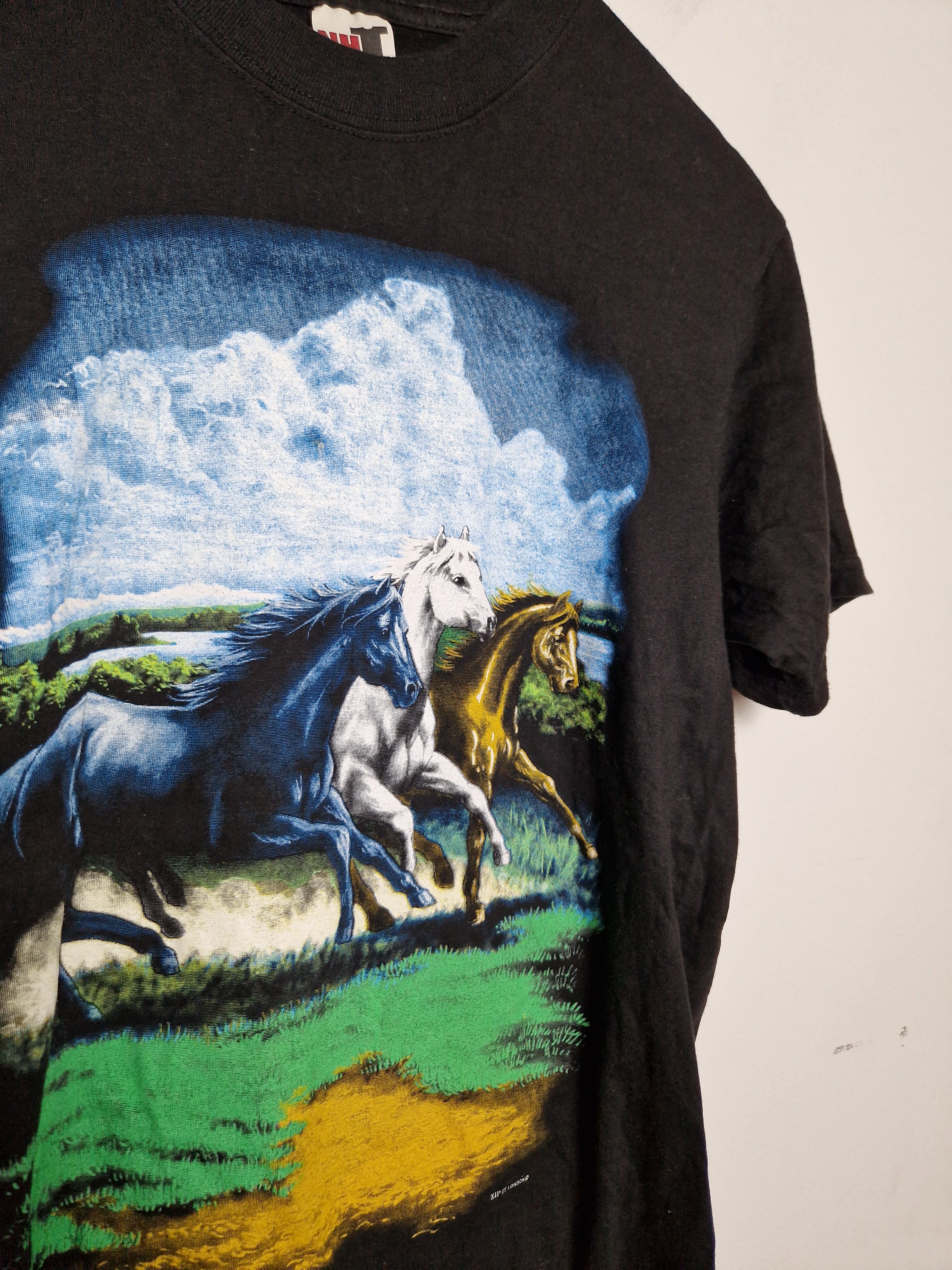 Vintage vintage horses animal tee Size US S / EU 44-46 / 1 - 4 Thumbnail