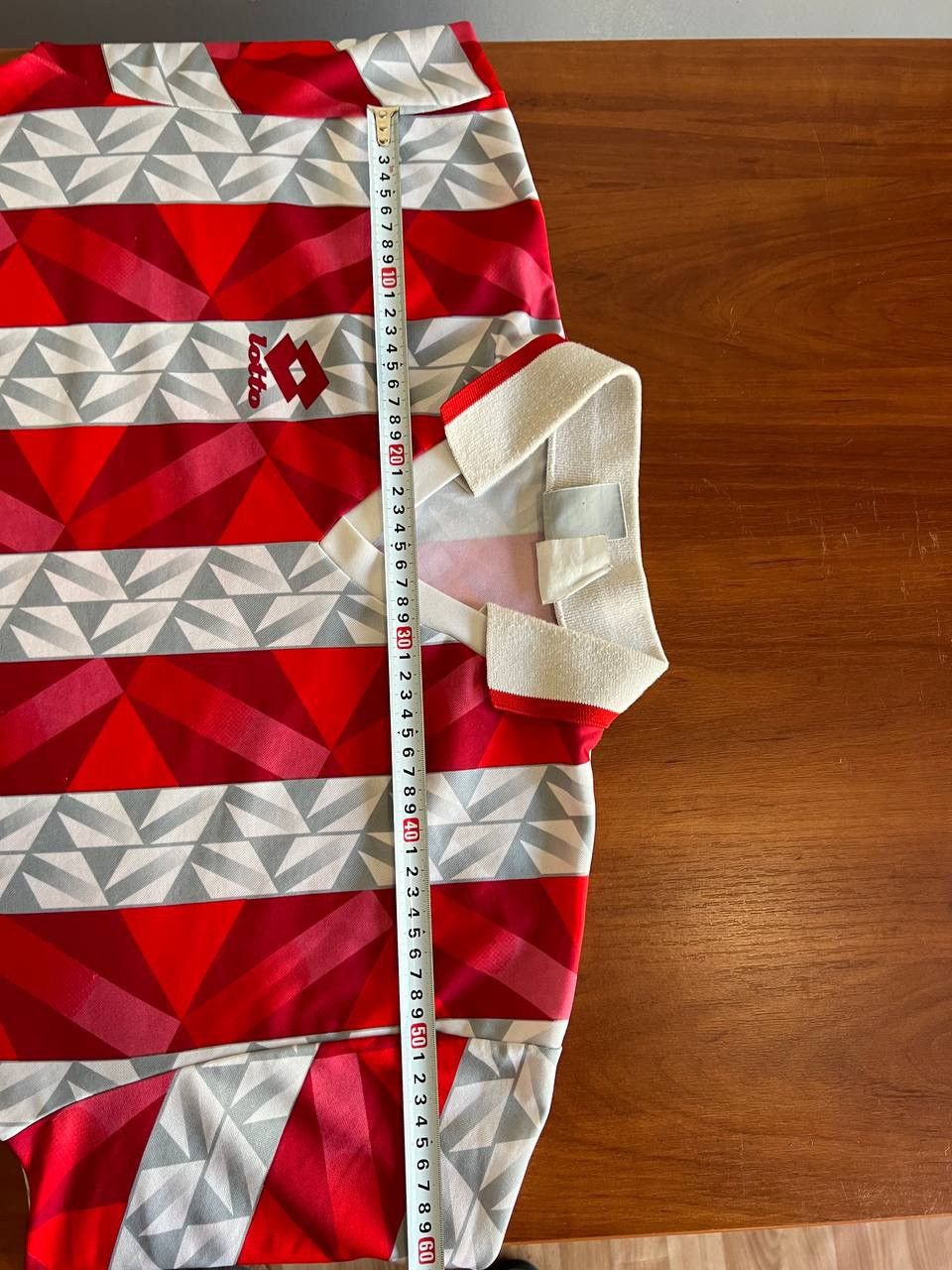Lotto Sport 90’S LOTTO SPORT TEMPLATE RED ICONIC SOCCER FOOTBALL JERSEY Size US L / EU 52-54 / 3 - 19 Thumbnail