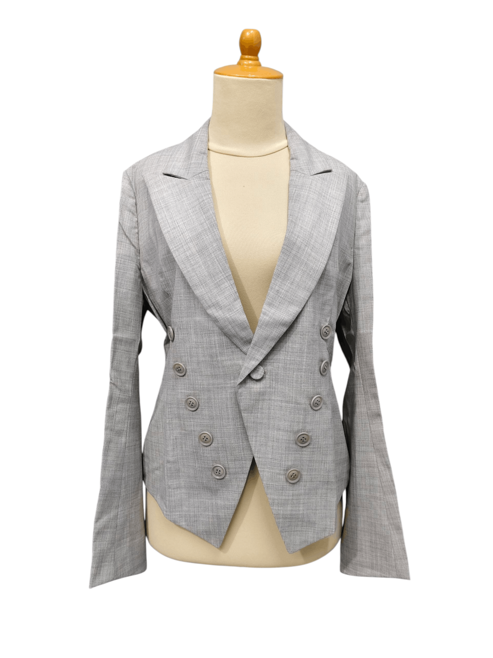 Yohji Yamamoto SAMPLE🔥Y's Yohji Yamamoto Set Tailored Blazer Flare Skirt Size M / US 6-8 / IT 42-44 - 4 Thumbnail