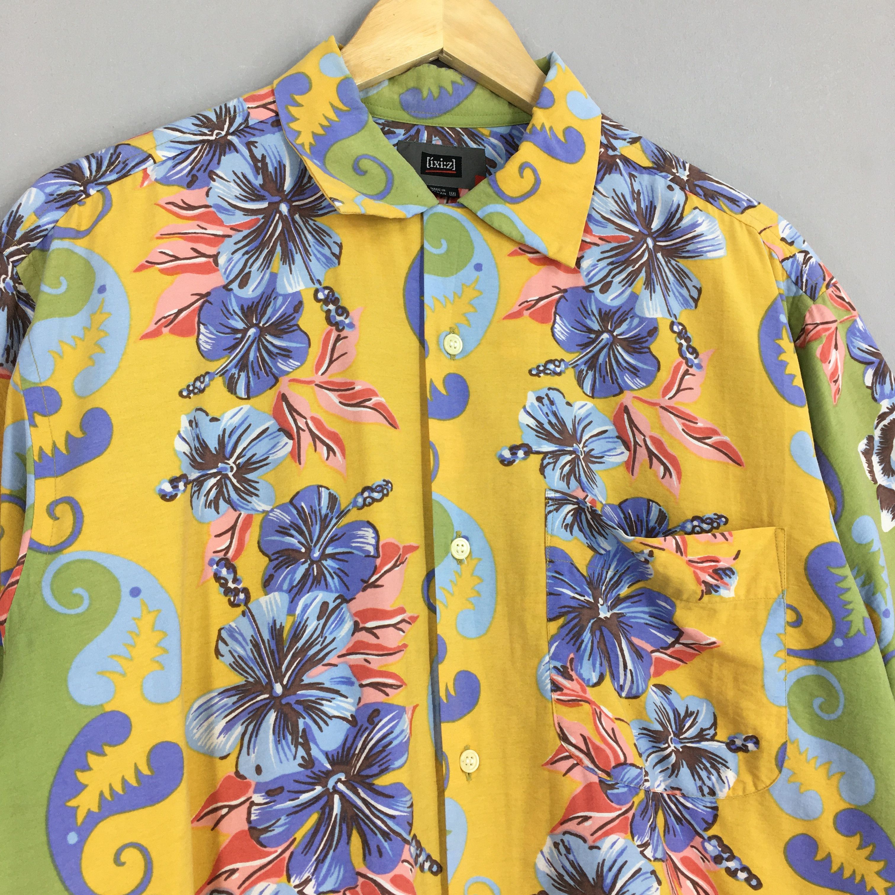 Vintage Vintage Flower Hibiscus Hawaiian Aloha Wear Shirt Medium Size US M / EU 48-50 / 2 - 3 Thumbnail
