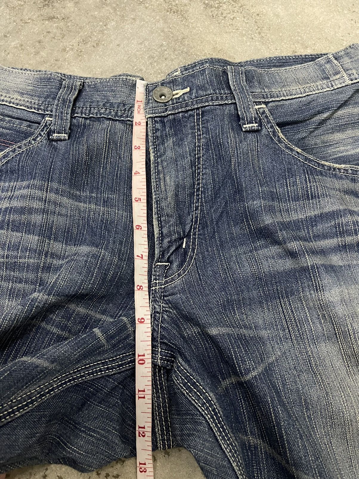 Edwin Edwin 503 Blue Trip Buckle Back Denim Size US 34 / EU 50 - 22 Thumbnail