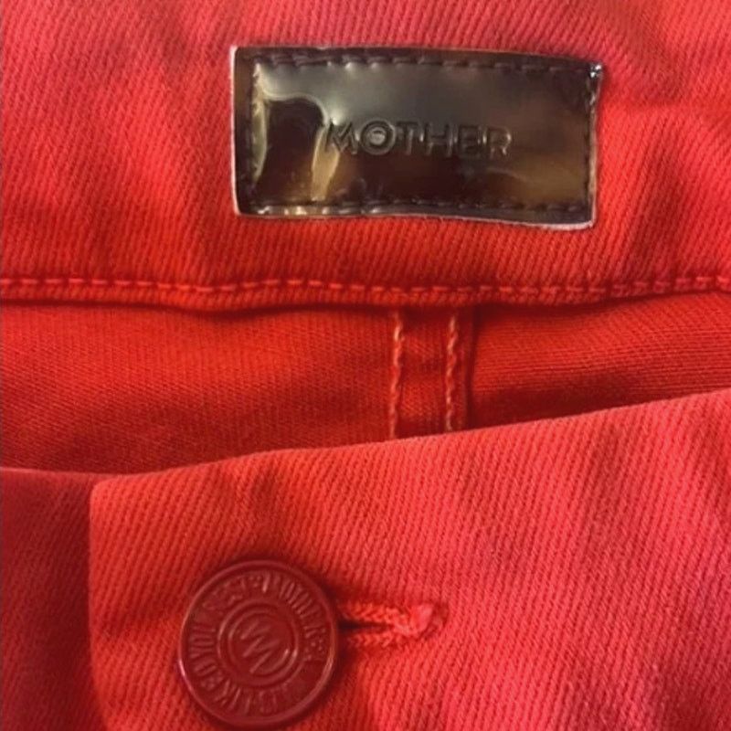 MOTHER Mother Red Jeans | Size 29 Size 30" / US 8 / IT 44 - 5 Thumbnail