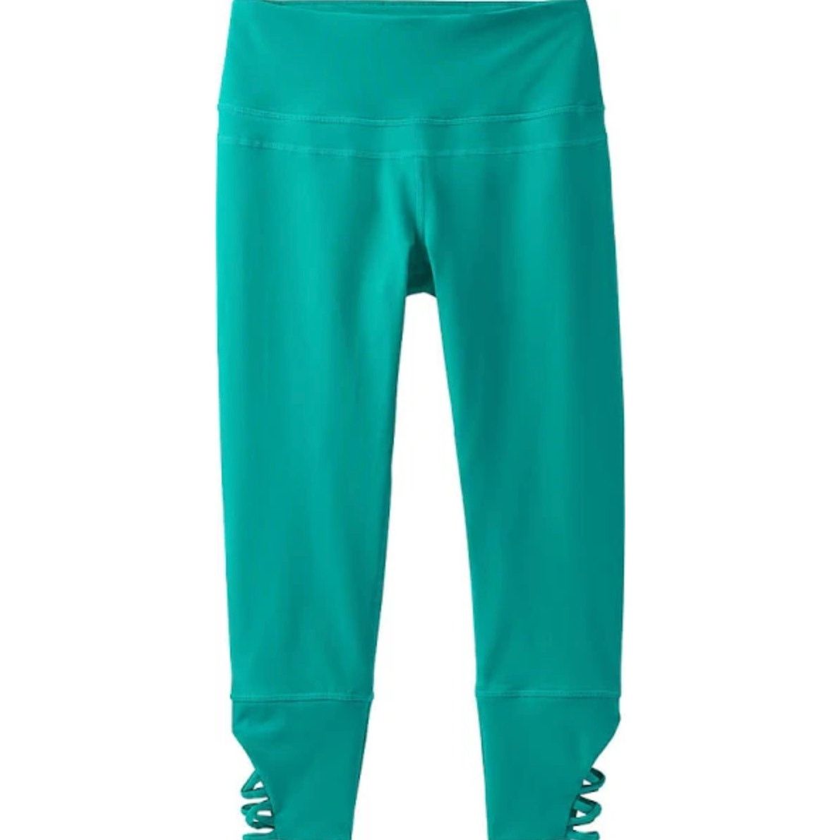 Prana prAna Teal Dragonfly Deco Crop Criss Cross Leggings Medium Size 30" / US 8 / IT 44 - 3 Thumbnail