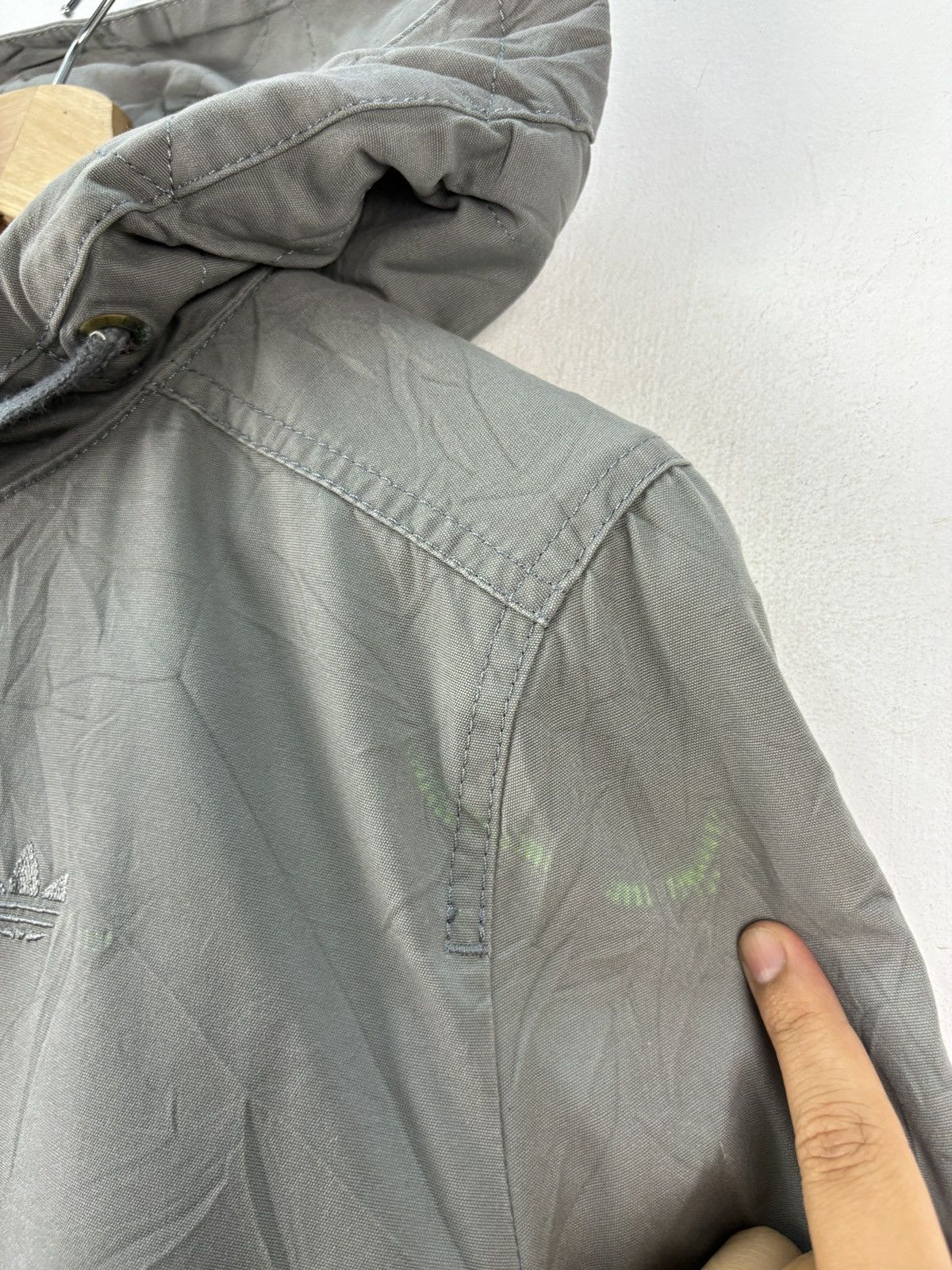 Adidas Adidas Woven Parka Jacket Sherpa Lining fits S/M Size US S / EU 44-46 / 1 - 8 Thumbnail