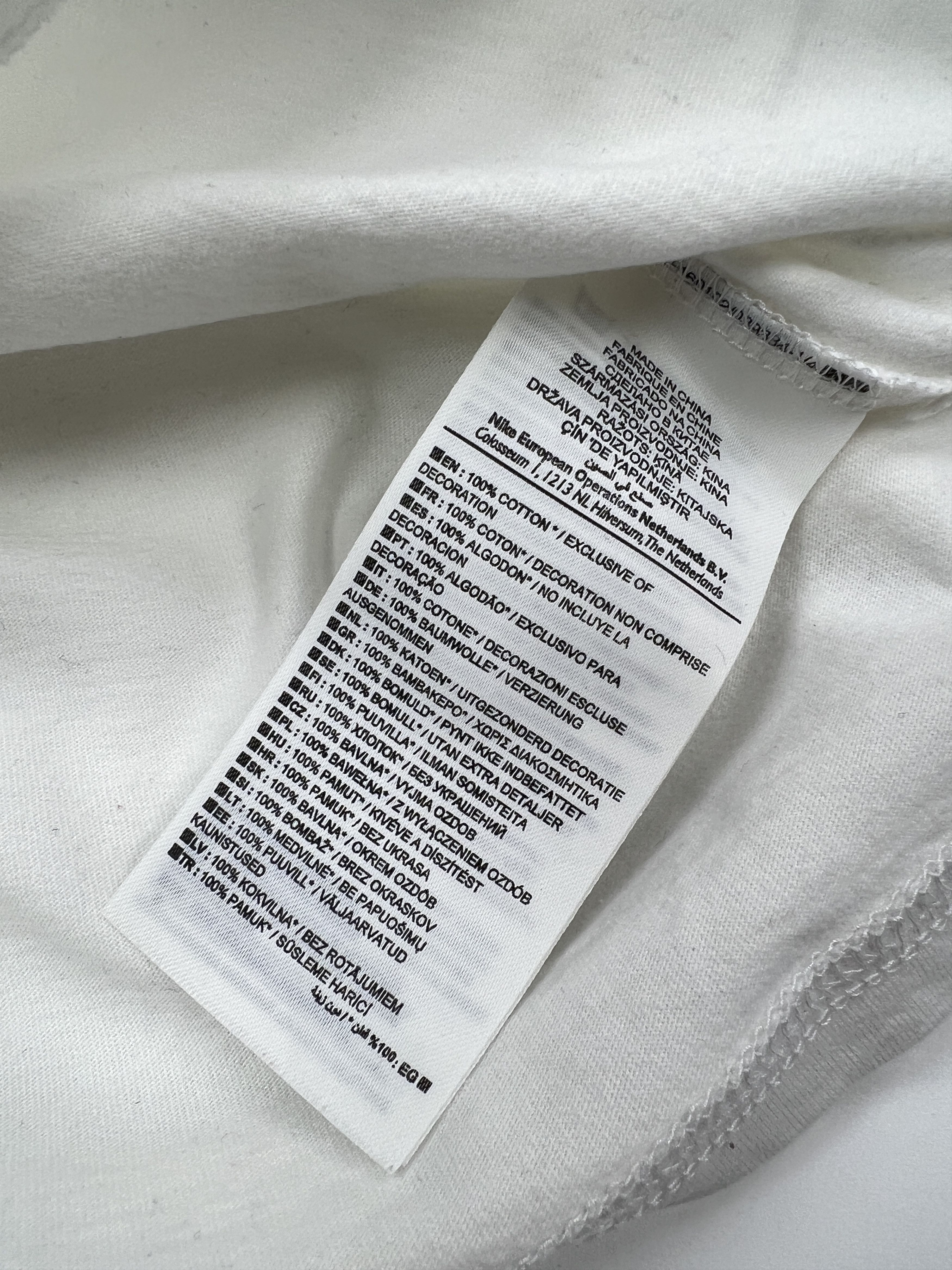 Nike Nike Federer Big Logo White T-Shirt Size US S / EU 44-46 / 1 - 4 Thumbnail