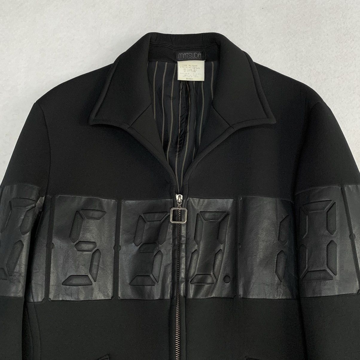Matsuda 1980s Matsuda by Yukio Kobayashi Time Bomb Zipper Foam Coat Size US L / EU 52-54 / 3 - 3 Thumbnail