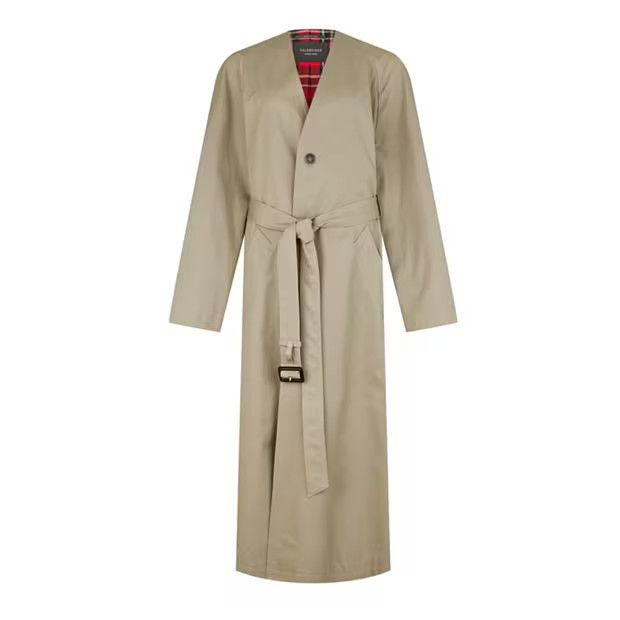 Balenciaga o1g2r1mq0924 Long Trench Coat in Militry Beige Size M / US 6-8 / IT 42-44 - 1 Thumbnail