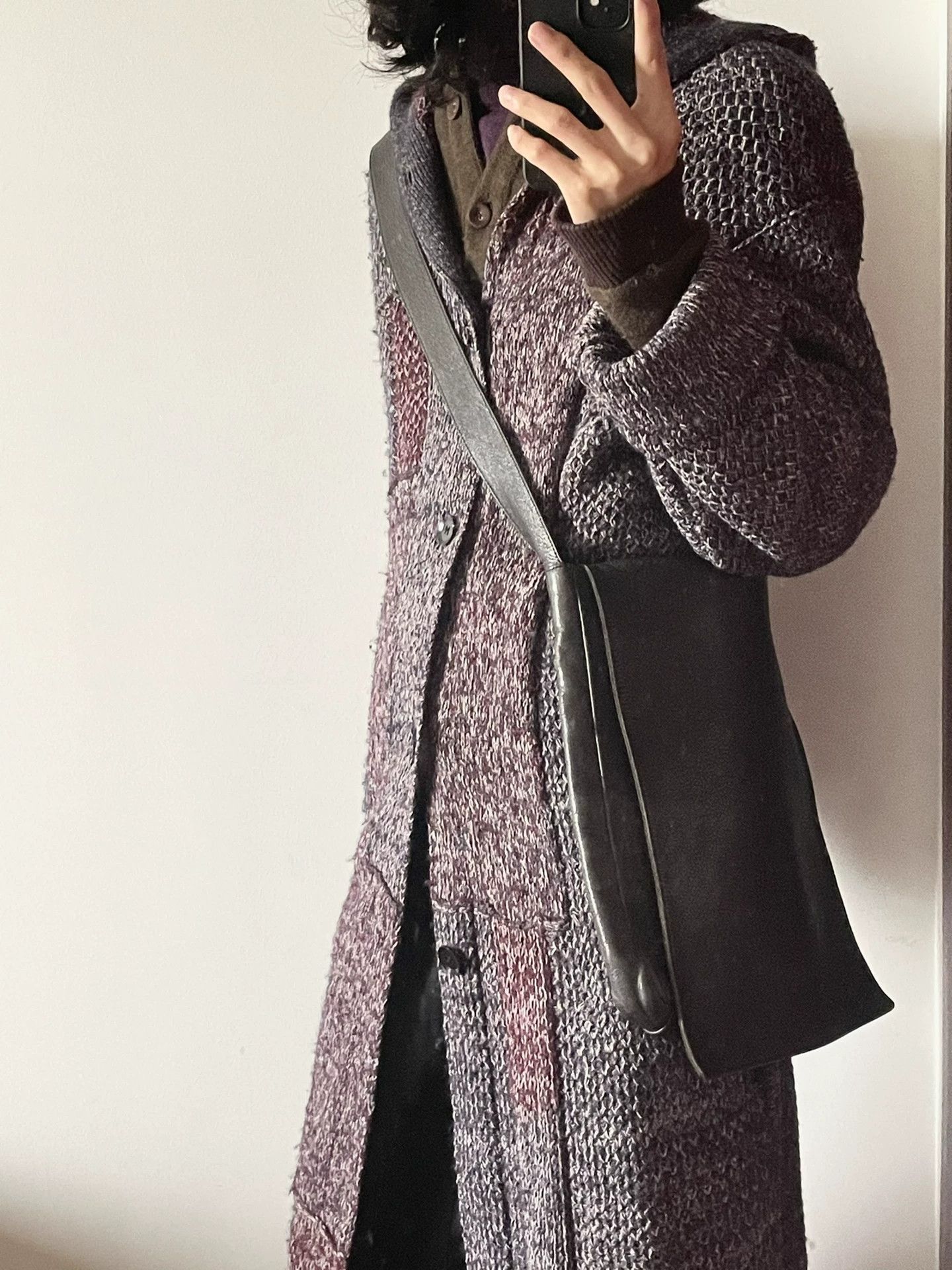 Yohji Yamamoto Yohji Yamamoto PourHomme F/W14 Wool Blend Knit Coat 3 Size US L / EU 52-54 / 3 - 4 Thumbnail