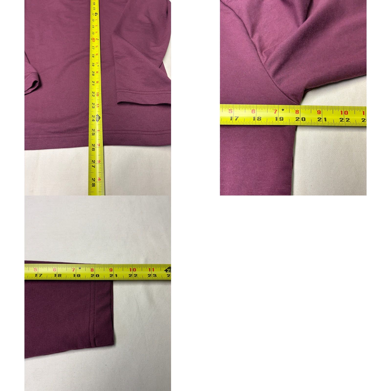 TravisMathew Travis Mathew Mens Pullover Shirt Long Sleeve Burgundy 1/4 Zip Mock Neck Logo Zipper Golf Sweatshirt Knit Size US S / EU 44-46 / 1 - 8 Thumbnail