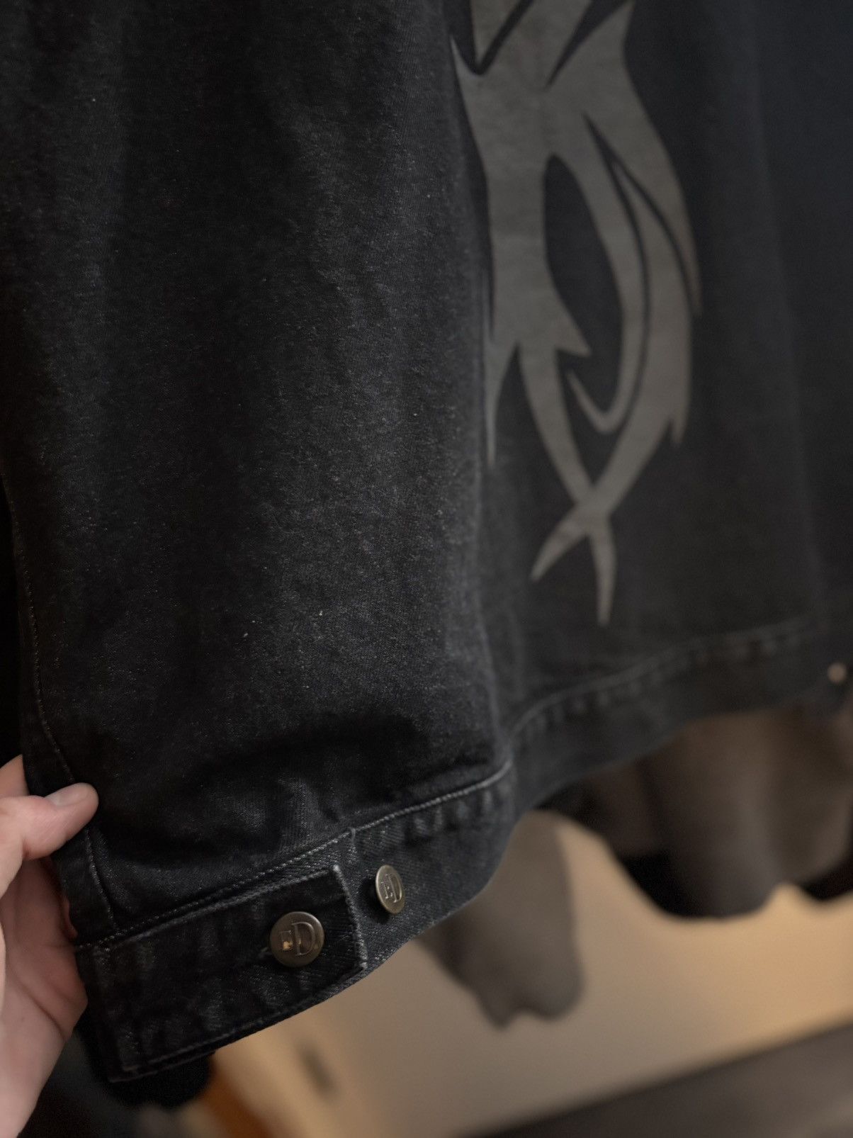 Kim Krueger Kim Krueger Black Denim Jacket (VERY RARE & LIMITED) Size US L / EU 52-54 / 3 - 9 Thumbnail