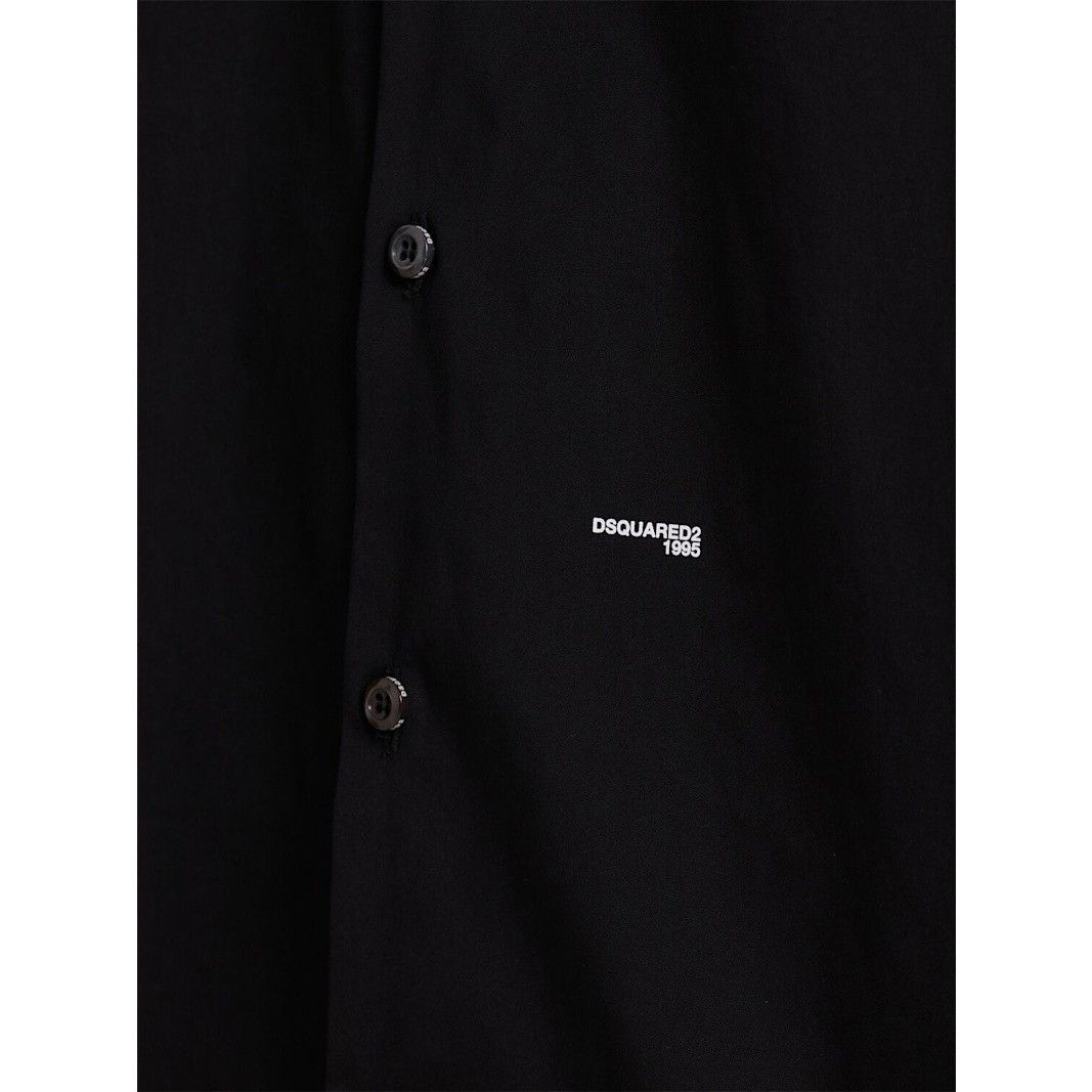 Dsquared2 DSQUARED2 Relax Dan Black Cotton Blend Shirt New & Authentic Size US XXL / EU 58 / 5 - 2 Thumbnail