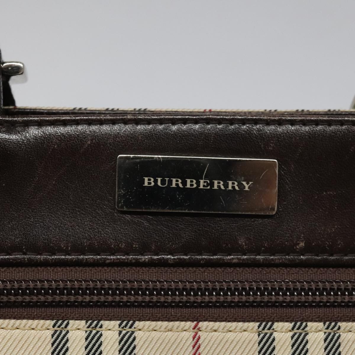 Burberry Burberry Nova Check Shoulder Bag Canvas Beige Size ONE SIZE - 10 Thumbnail