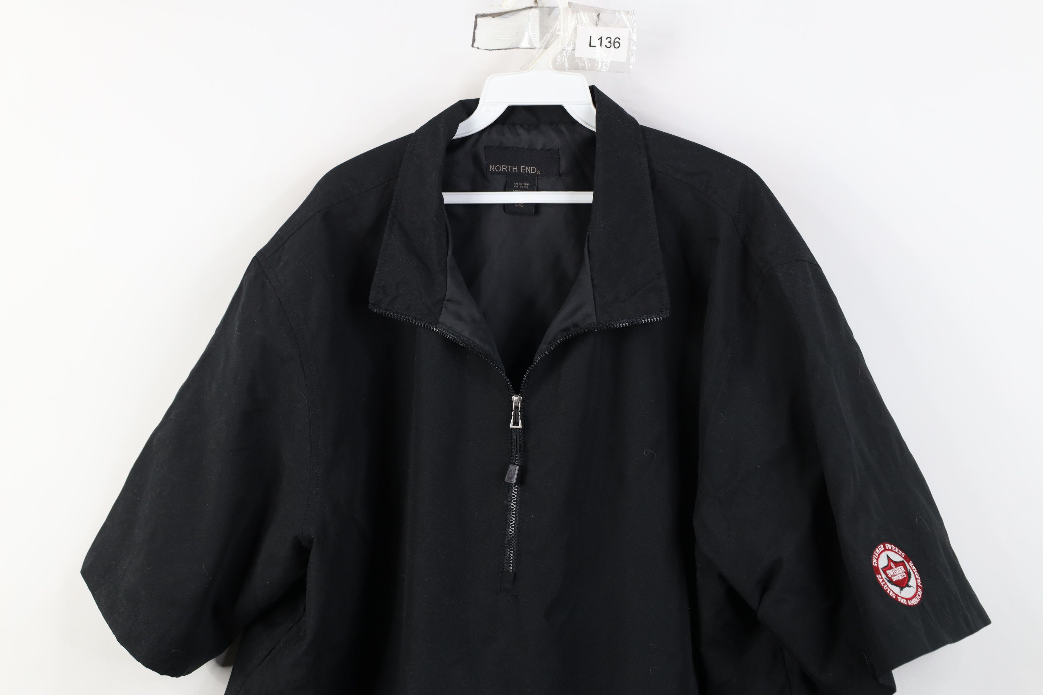Vintage Vintage Sweets Short Sleeve Half Zip Rain Jacket Coat Black Size US L / EU 52-54 / 3 - 2 Thumbnail